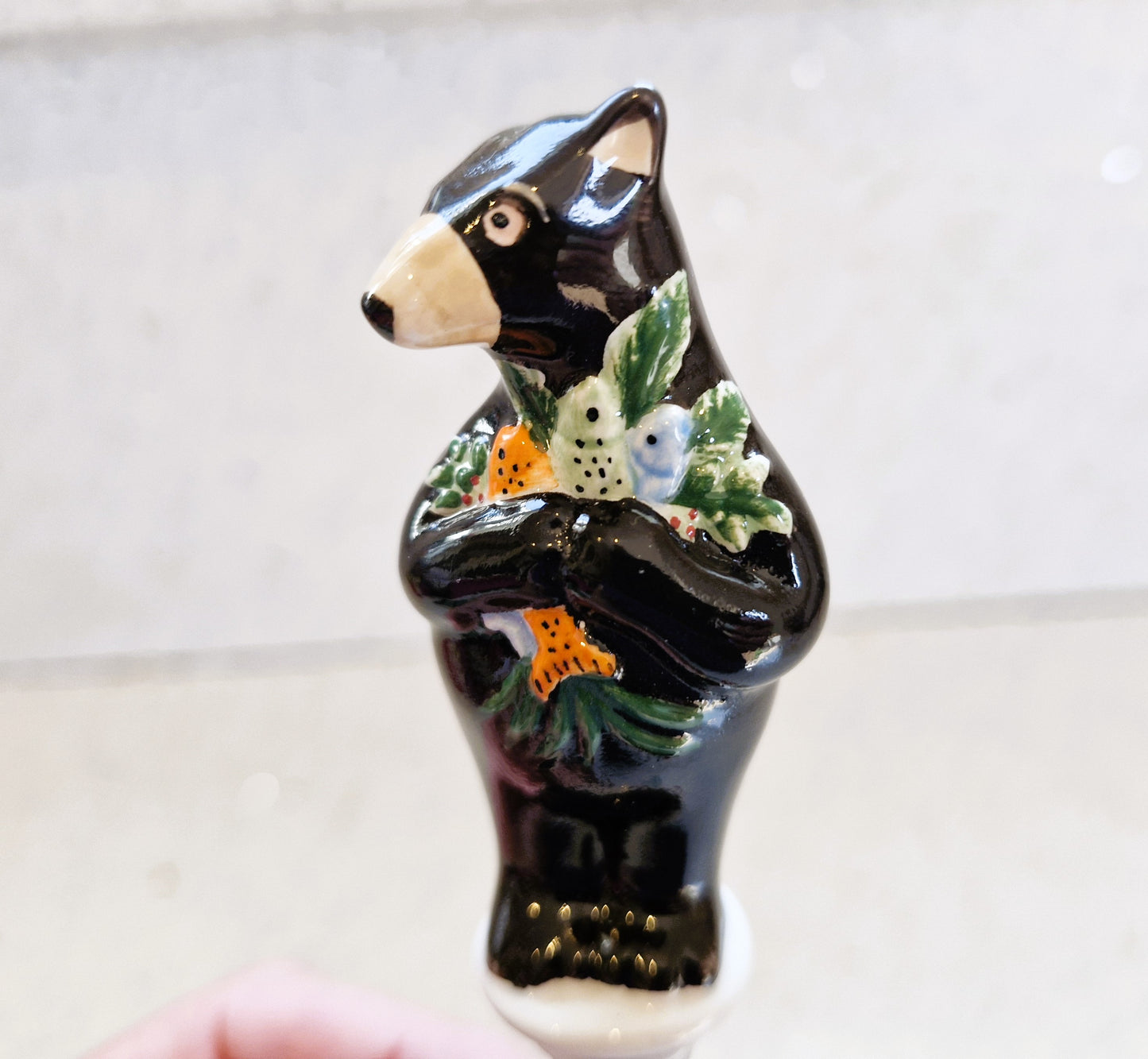 Vintage Bear Butter spreaders, Quirky, Novelty, Bear, Butter Knives, Bear, Gift, Ceramic