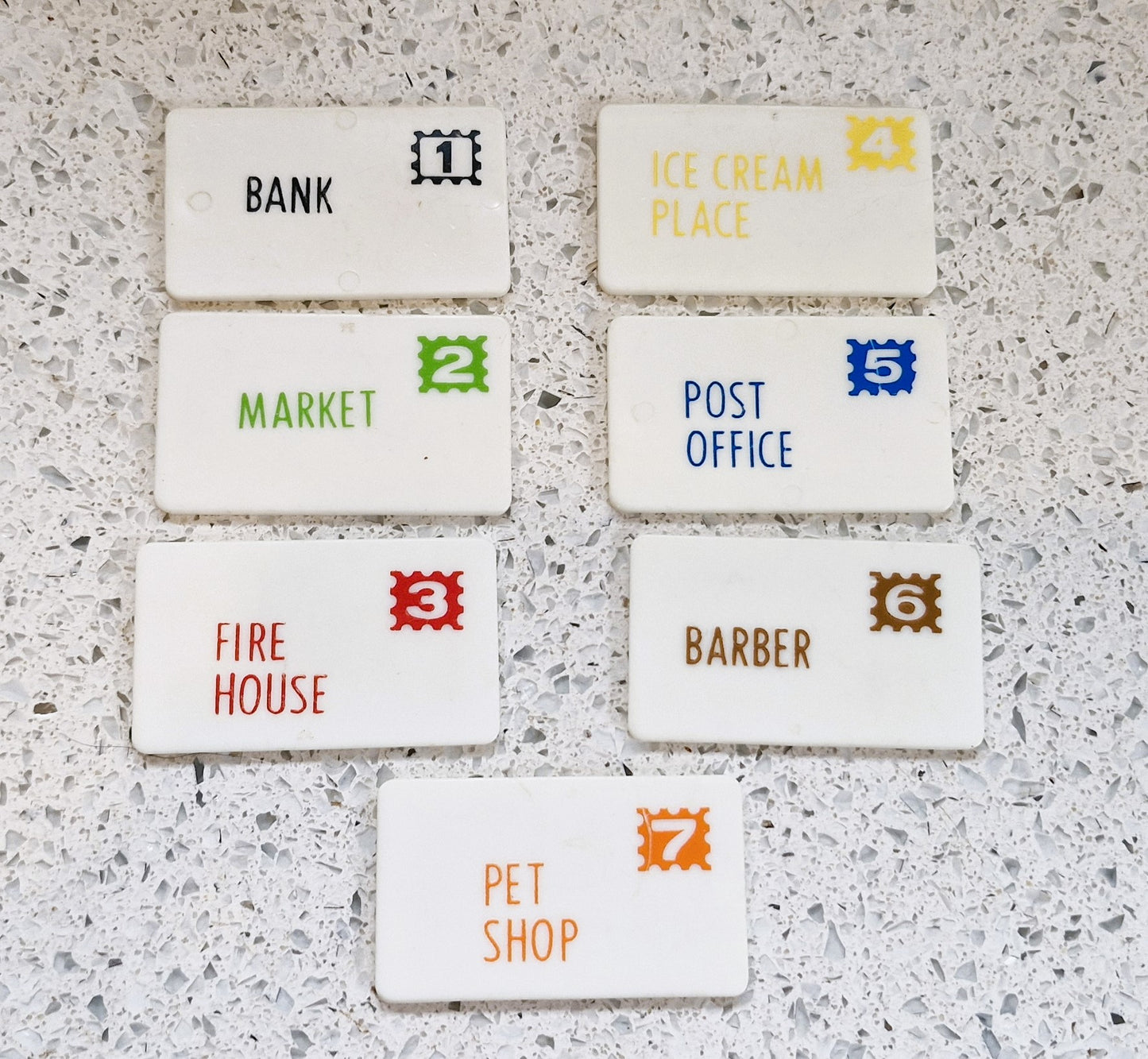 Vintage Fisher Price Main Street Set: Little People Town w/ Vehicles & Figures - BOXED