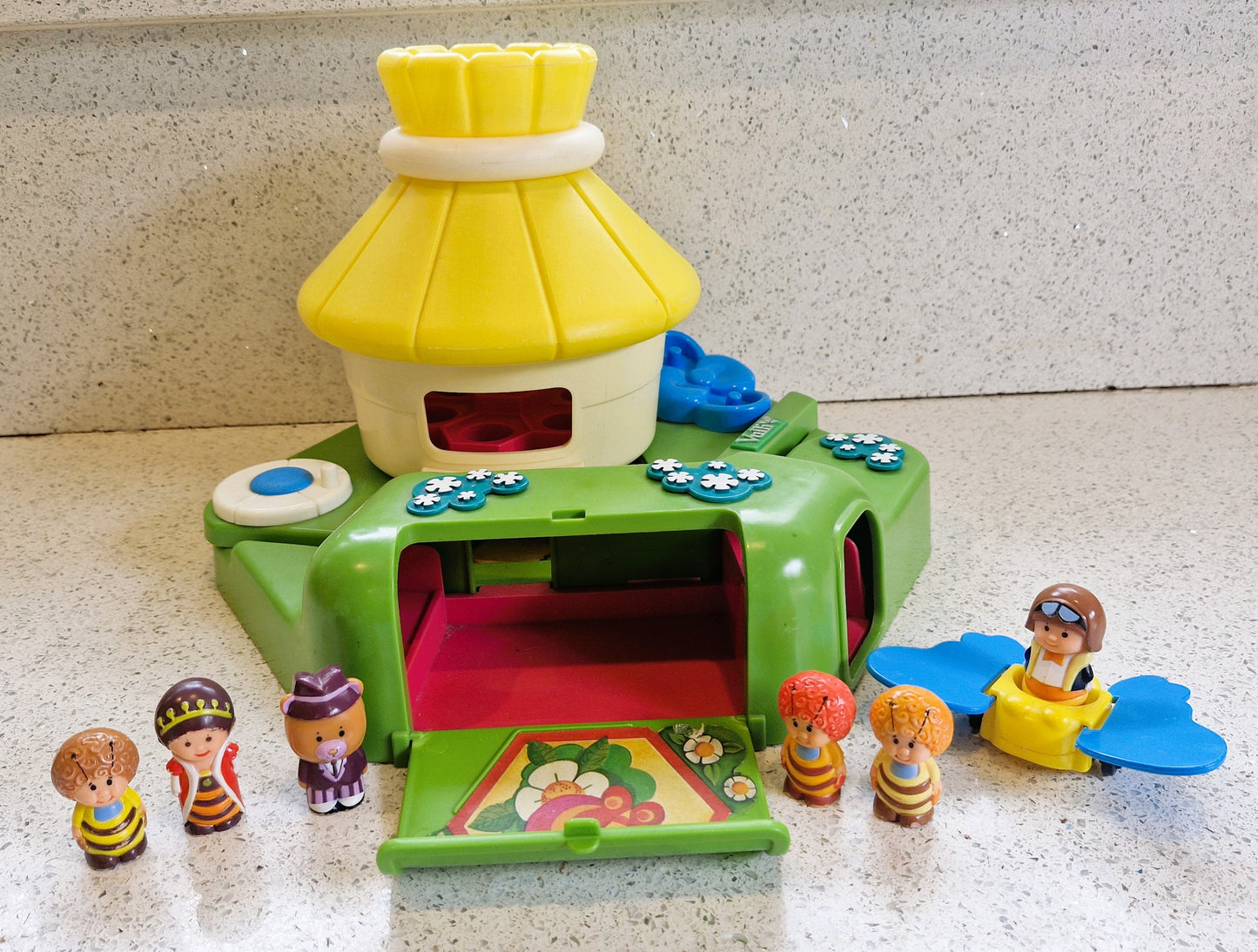 Palitoy Pop-Up-Baumhaus, Kenner Pop-Up-Baumhaus, Pop-Up-Baumhaus, Tree Tots, Pop-Up-Baumhaus, Vintage, 1970er Jahre, Entdeckungszeit