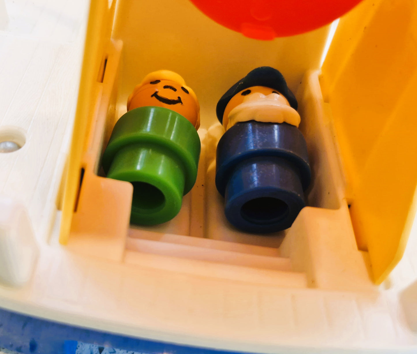 Boxed Fisher Price Cruiser,  Fishing Boat, Fisher Price little people cruiser, 1989, Vintage Fisher Price Toys, #2524 Fisher Price, Cruise Boat, COMPLETE