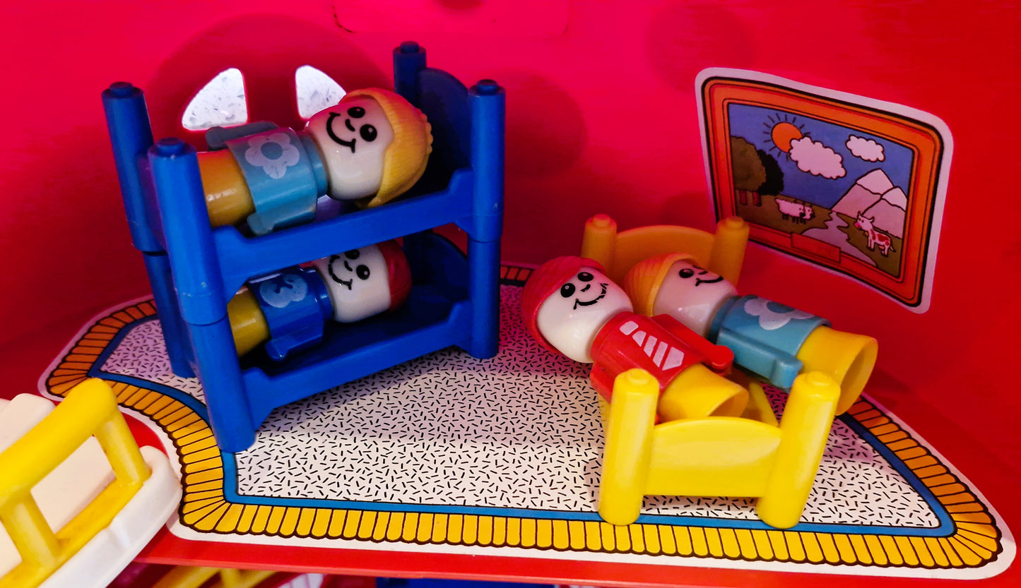 Vintage Matchbox Mushroom Playhouse: RARE Complete Boxed Set