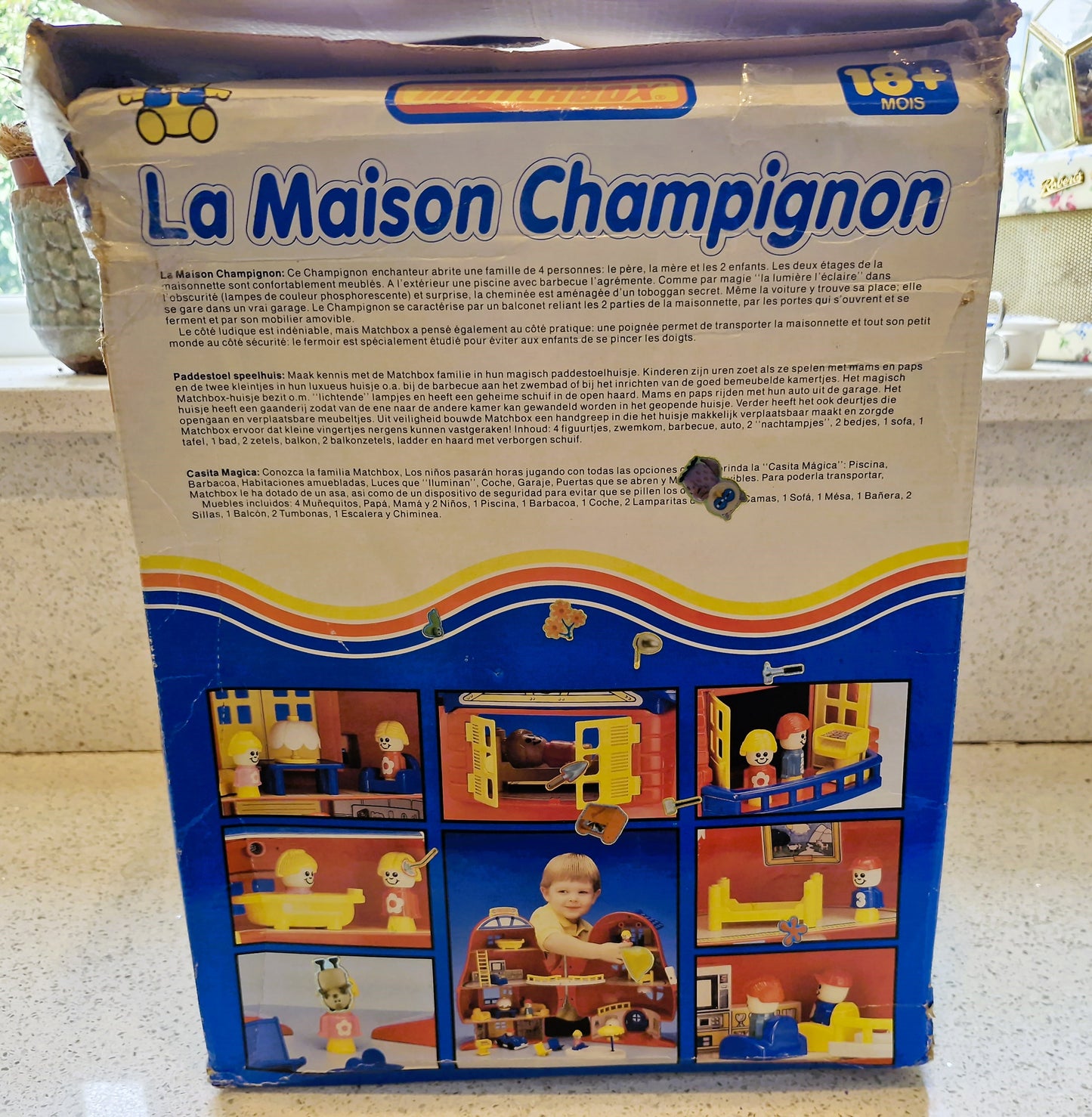 Vintage Matchbox Mushroom Playhouse: RARE Complete Boxed Set