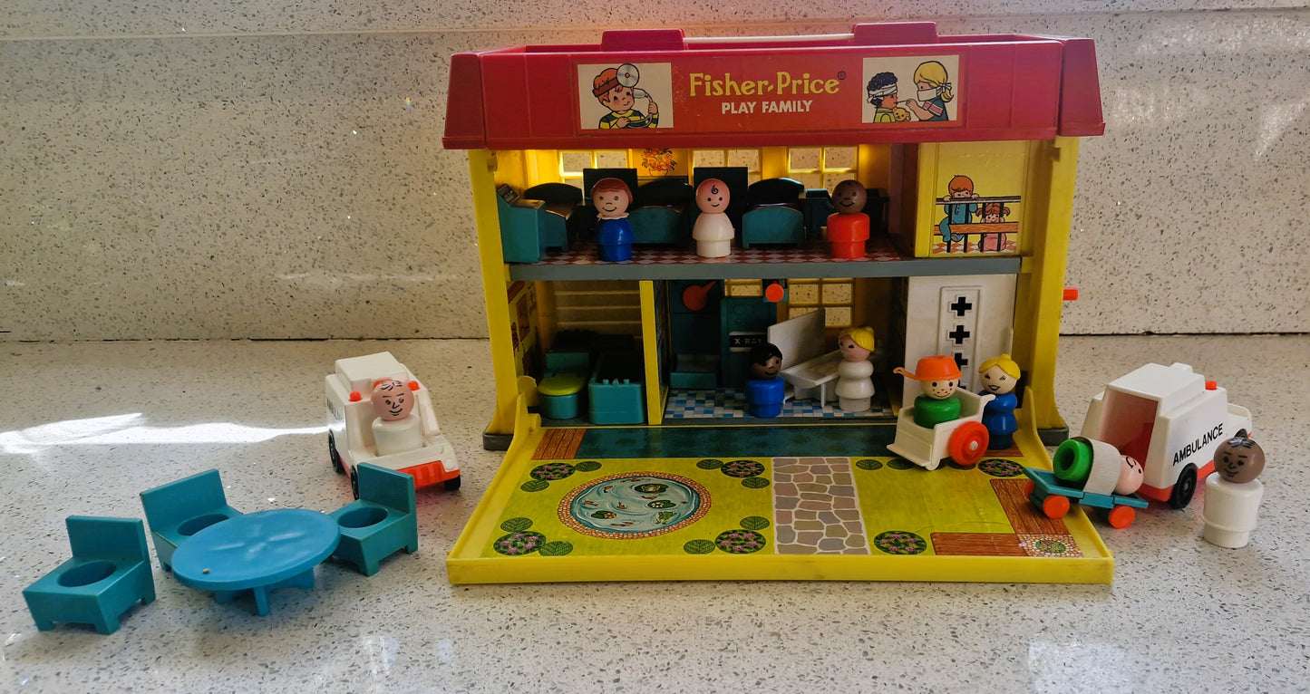 Fisher-Price Children's Hospital, Fisher Price Play Family Children’s Hospital, Fisher Price Hospital, Play Family, Fisher Price, Little People
