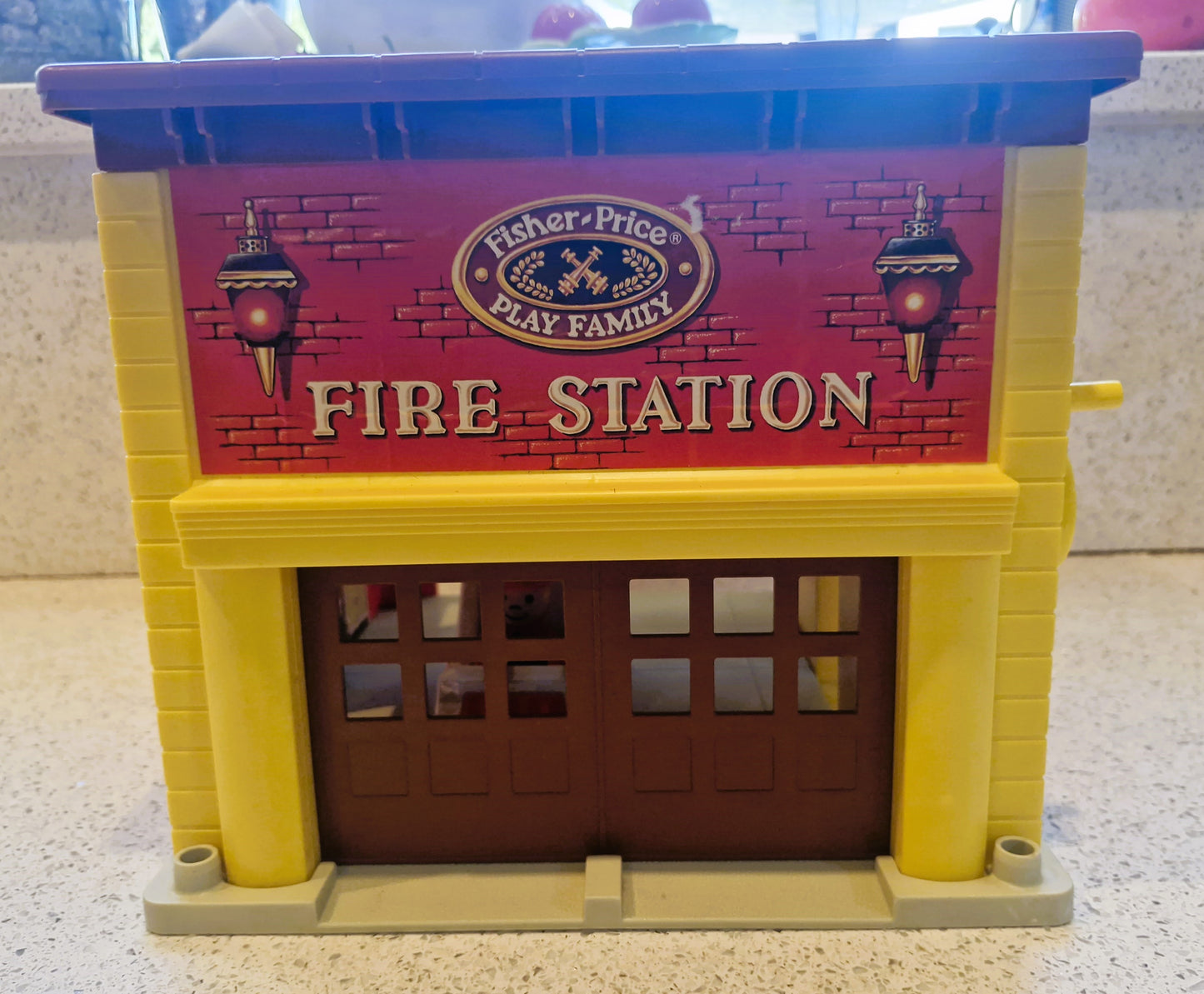 Fisher-Price Play Family Fire Station, Fisher Price Fire Station,  Fisher Price little people Fire Station, Boxed, Complete