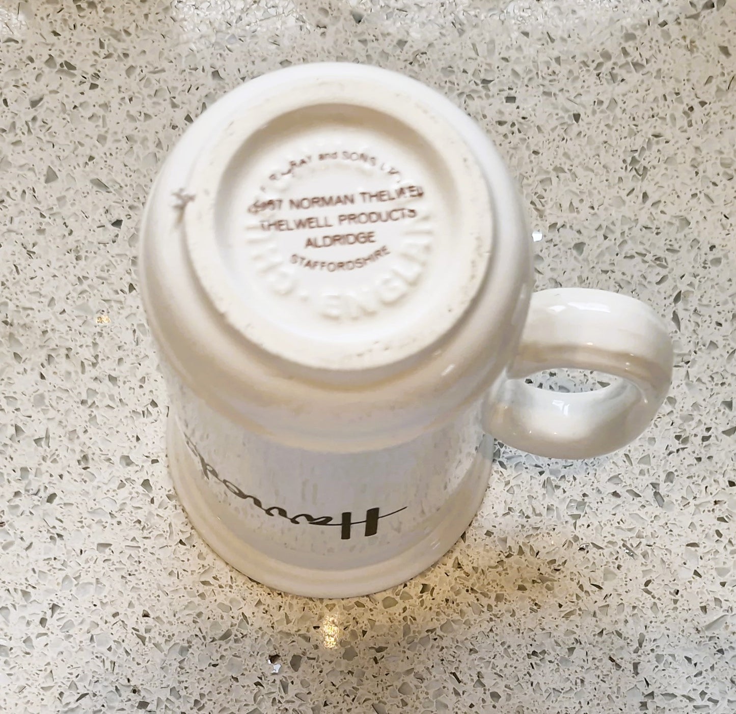 Vintage Thelwell Pony Mug: Harrods, Aldridge Staffordshire, Harrods