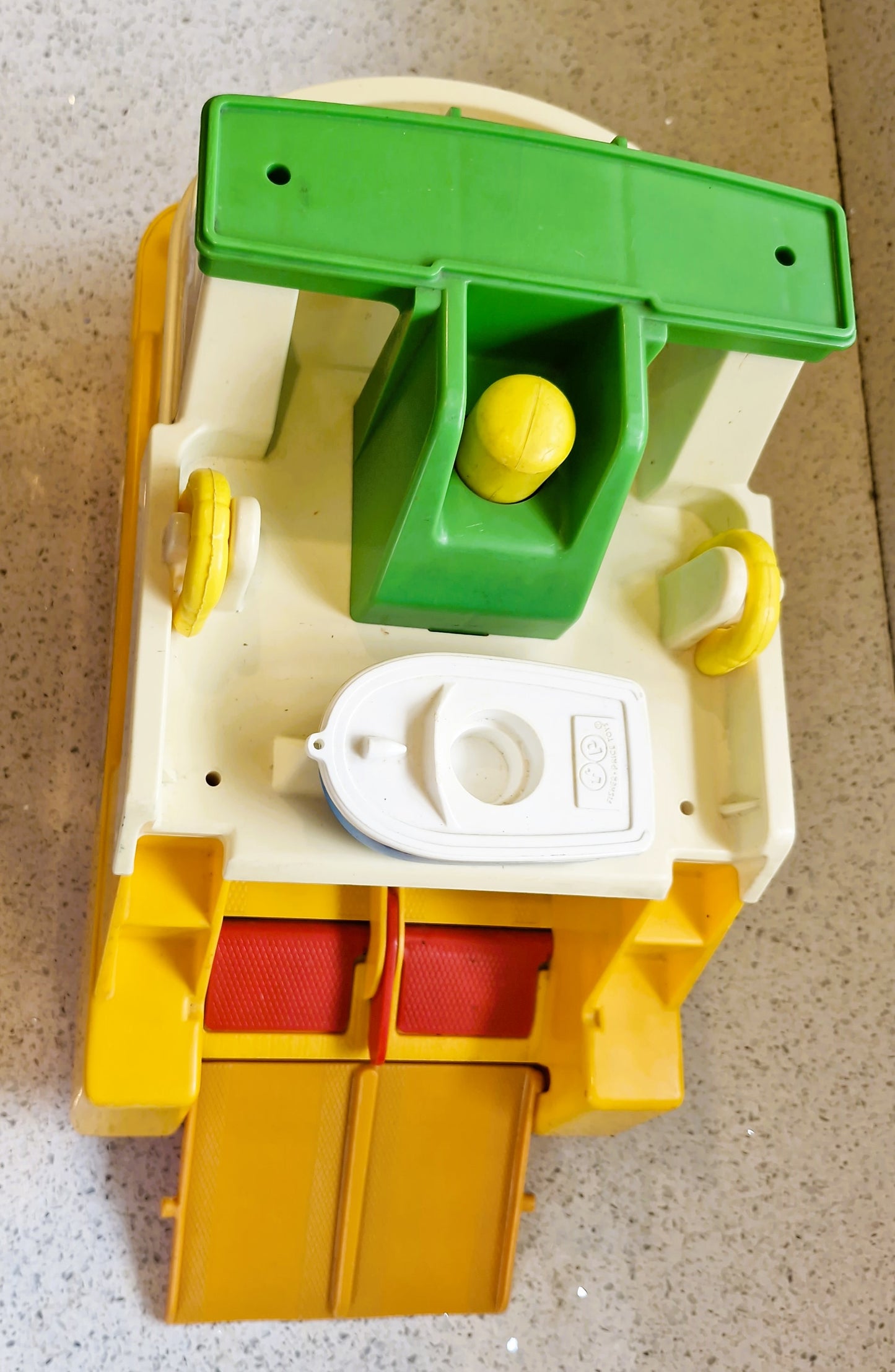 Vintage Fisher Price Ferry Boat Set: 6 Cars, 8 People, Motorbike, Boxed