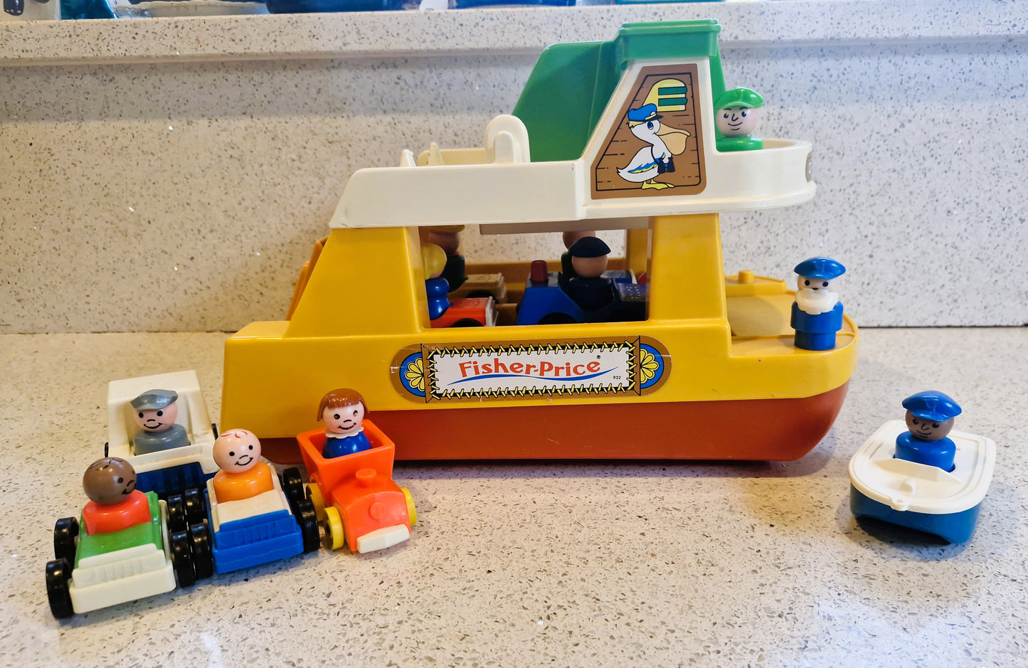 Fisher-Price Play Family Ferry Boat, Vintage Fisher Price Toys, Fisher Price Ferry