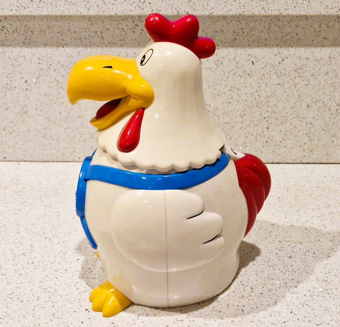 Vintage Rooster Cookie Jar: Novelty, Cock-a-Doodle-Doo Sound, 10 Inches, Fun da Mentals, Talking Cookie Jar