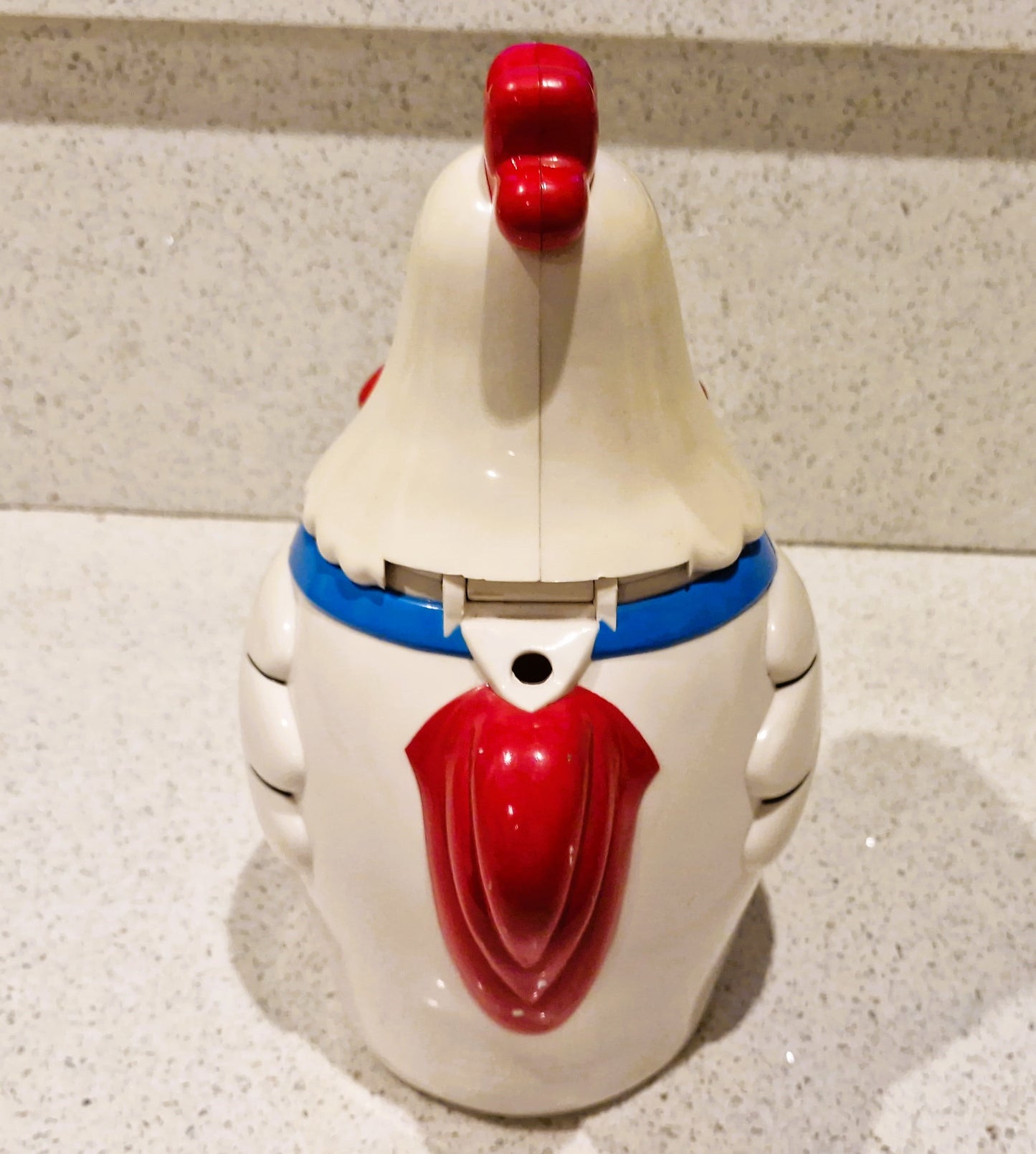 Vintage Rooster Cookie Jar: Novelty, Cock-a-Doodle-Doo Sound, 10 Inches, Fun da Mentals, Talking Cookie Jar