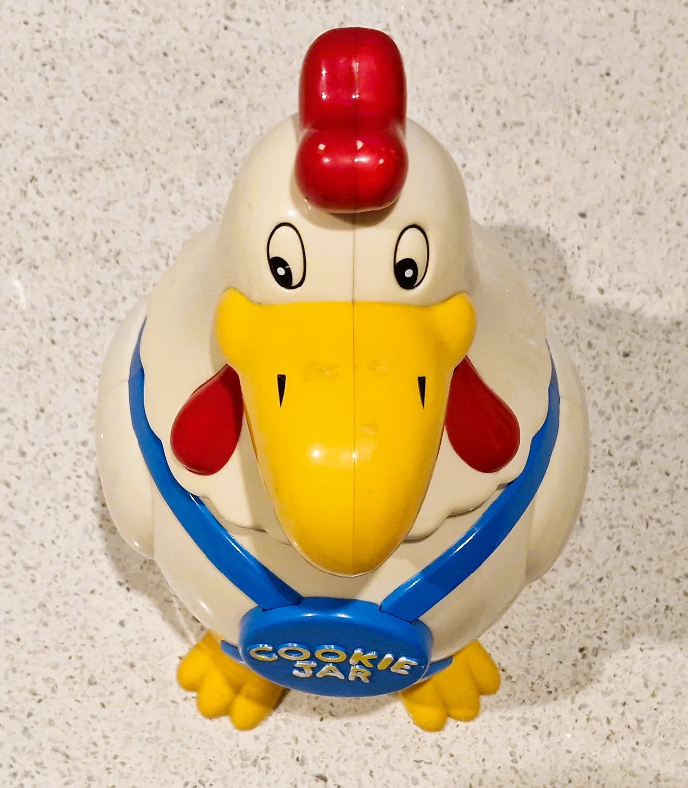 Vintage Rooster Cookie Jar: Novelty, Cock-a-Doodle-Doo Sound, 10 Inches, Fun da Mentals, Talking Cookie Jar