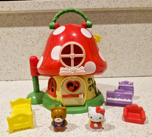 Hello Kitty, Country Cottage, Play Set, Pre Loved, Hello Kitty, Vintage
