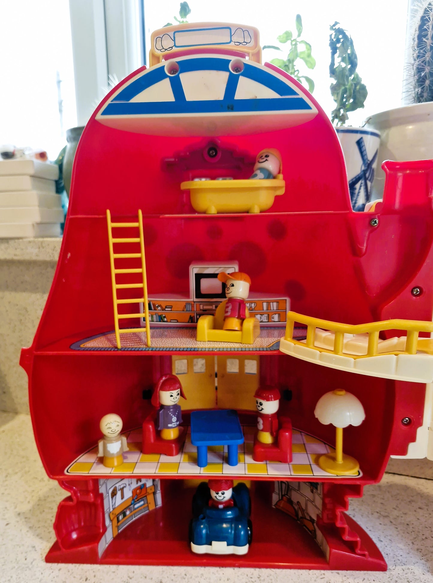 Vintage Matchbox Mushroom Playhouse: RARE Complete Bo