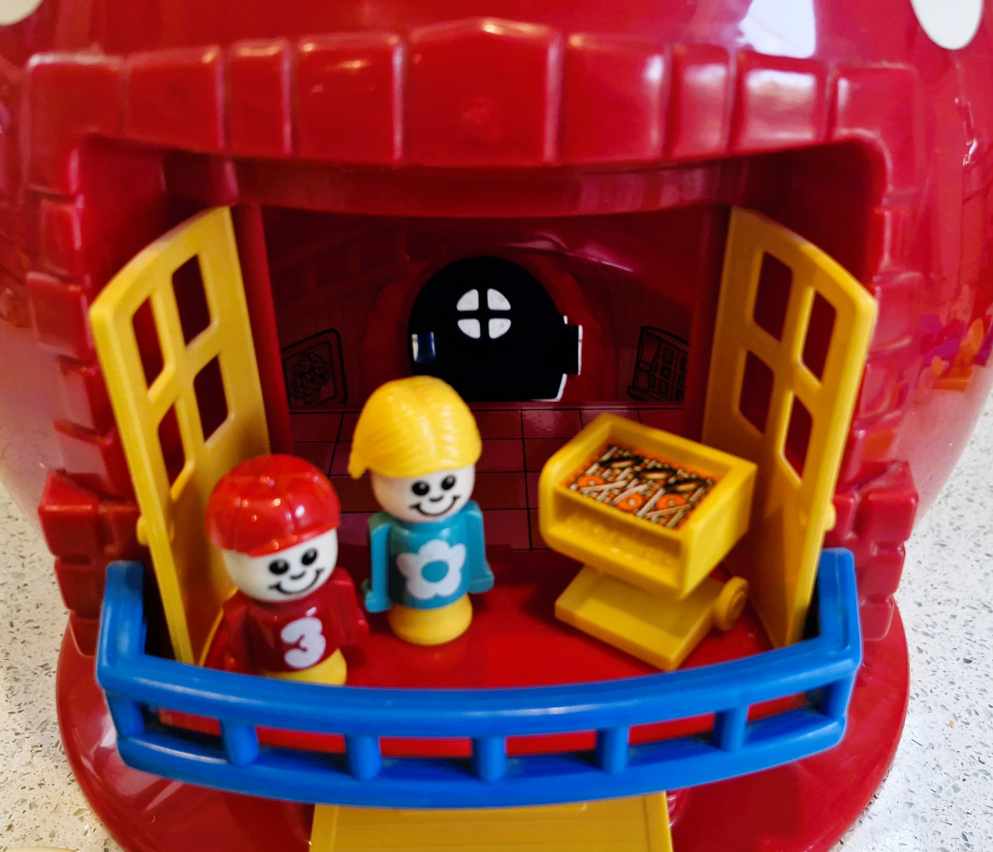 Vintage Matchbox Mushroom Playhouse: RARE Complete Bo