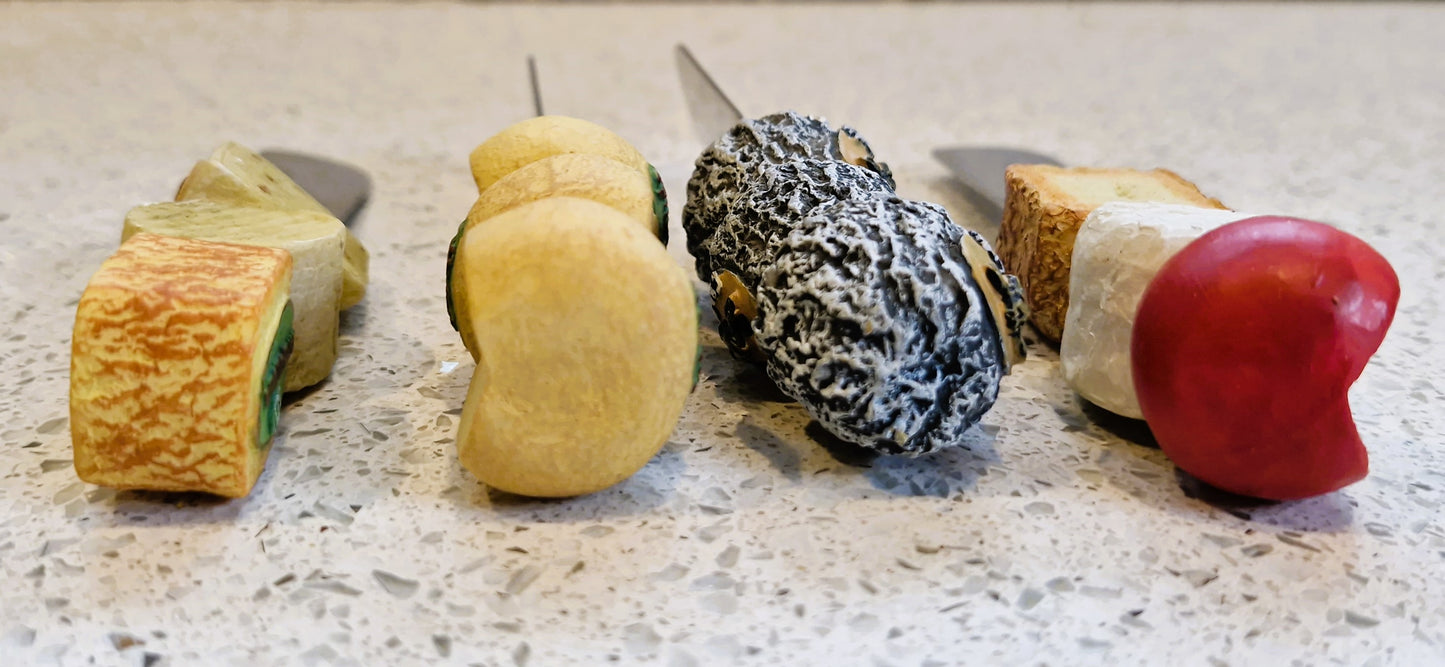 Vintage Cheese Butter spreaders, Quirky, Novelty, Boxed, Immaculate