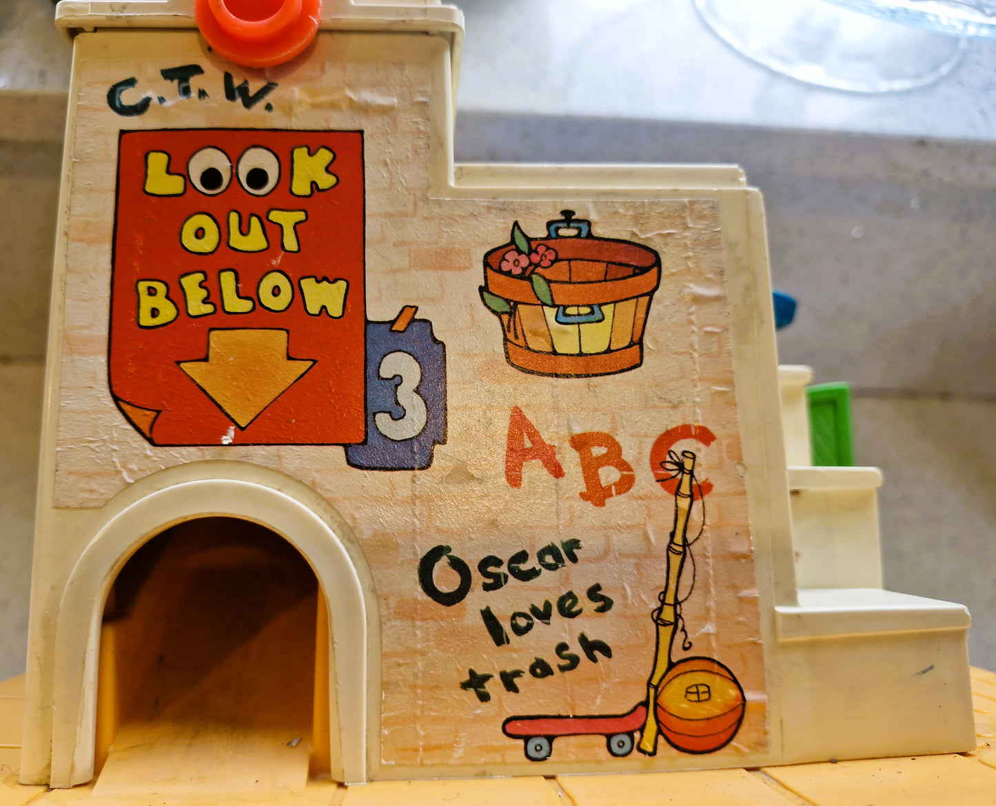 Vintage Fisher Price Sesame Street Clubhouse (1977) - Complete Play Set