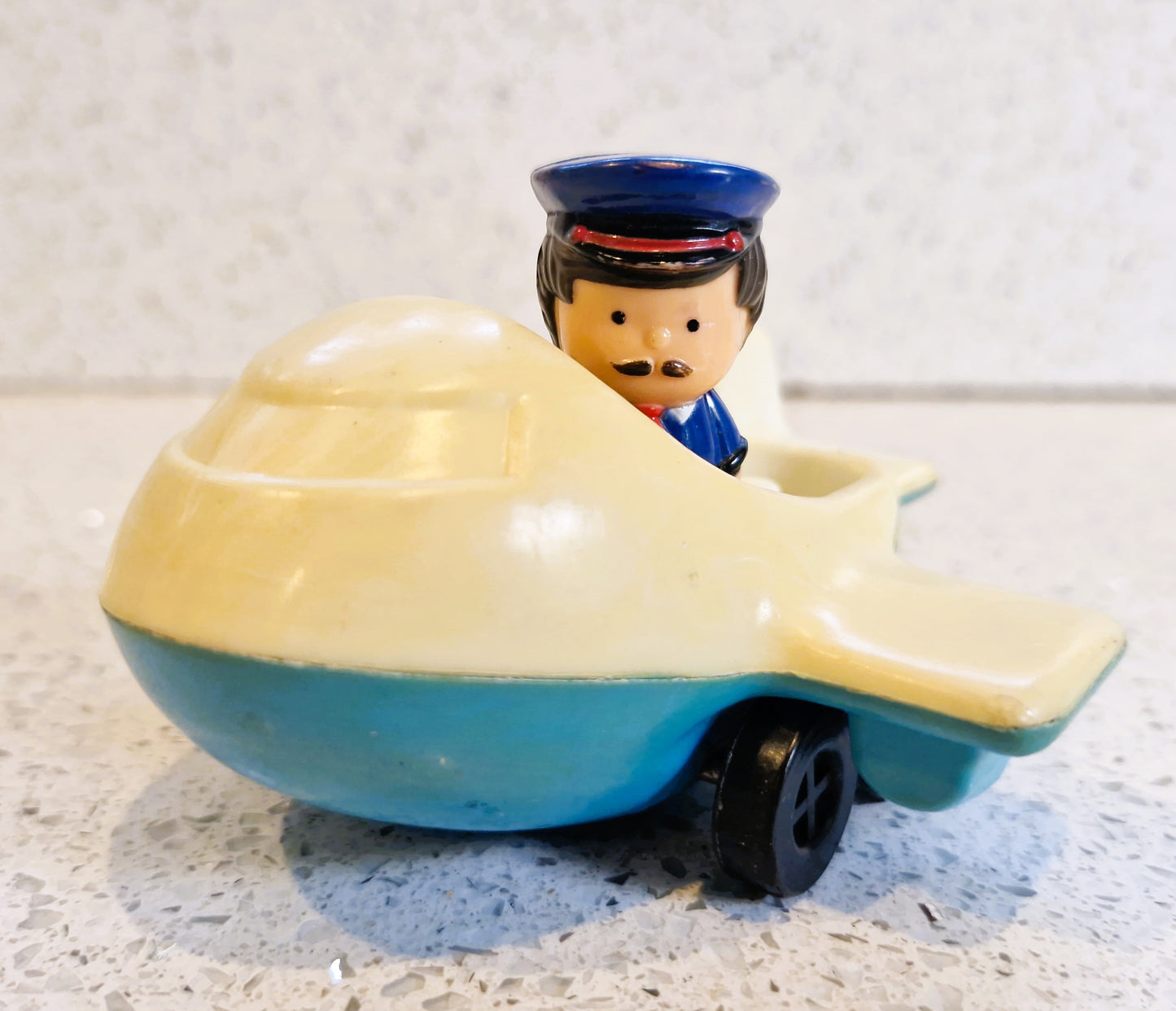 Vintage Tree Tots playset: Tree tots Plane and Pilot Figure - Palitoy Pop Up Tree House Character