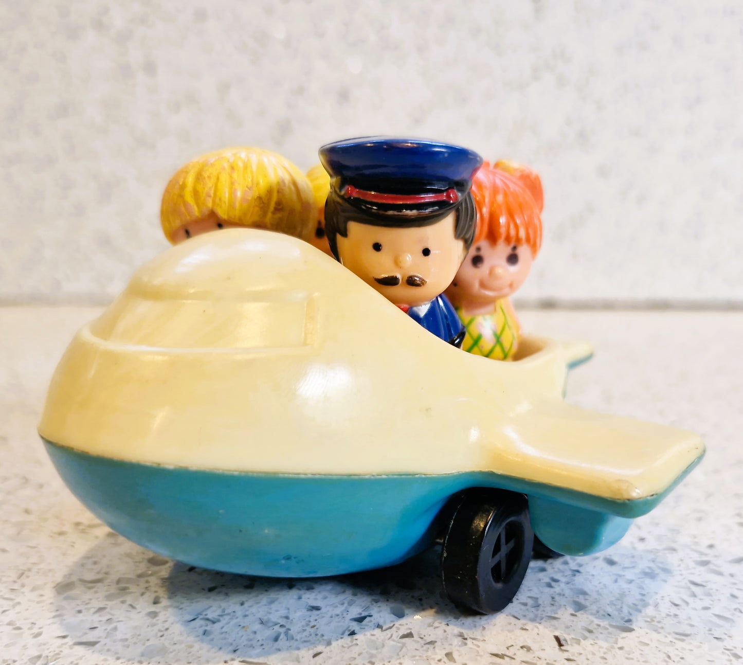 Vintage Tree Tots playset: Tree tots Plane and Pilot Figure - Palitoy Pop Up Tree House Character