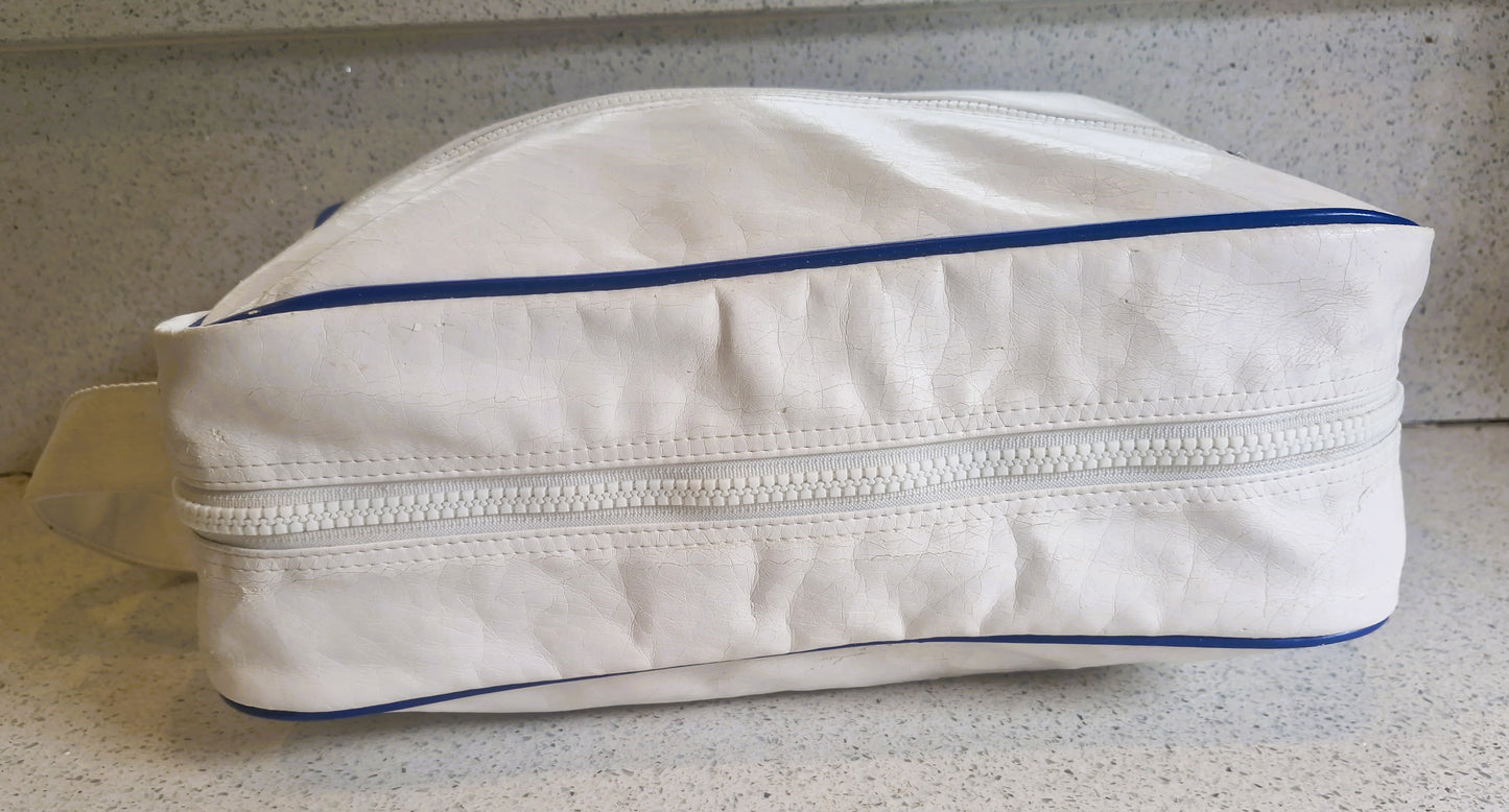 Vintage Converse All Stars Messenger Bag: Large White Crossbody