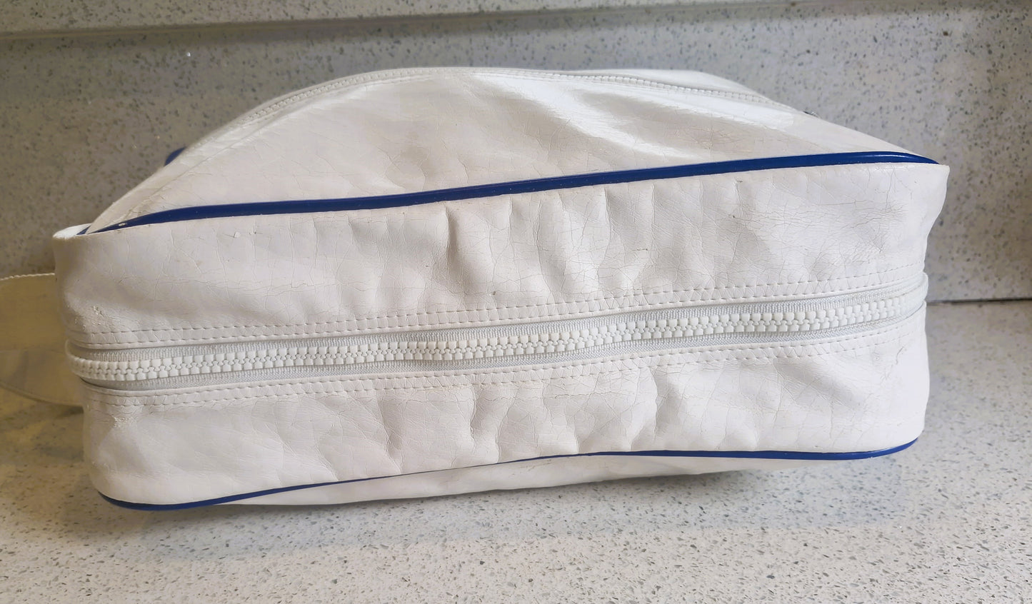 Vintage Converse All Stars Messenger Bag: Large White Crossbody