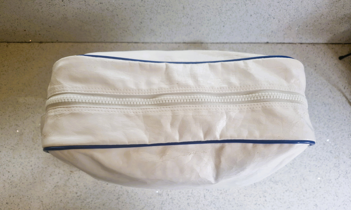 Vintage Converse All Stars Messenger Bag: Large White Crossbody