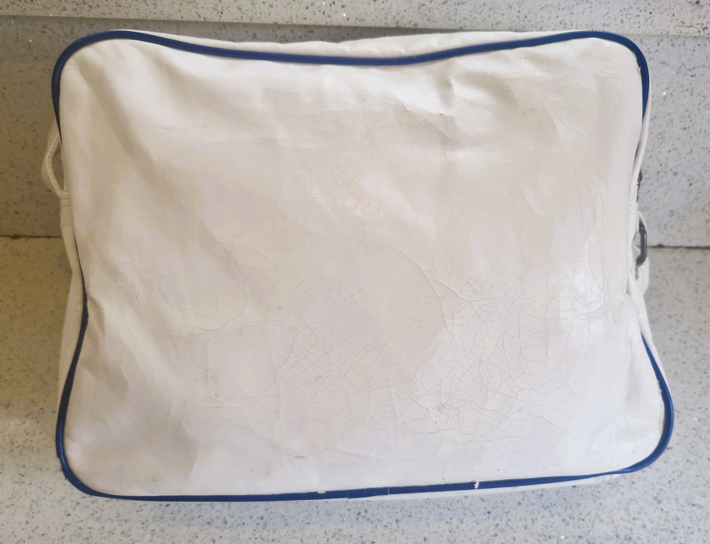 Vintage Converse All Stars Messenger Bag: Large White Crossbody