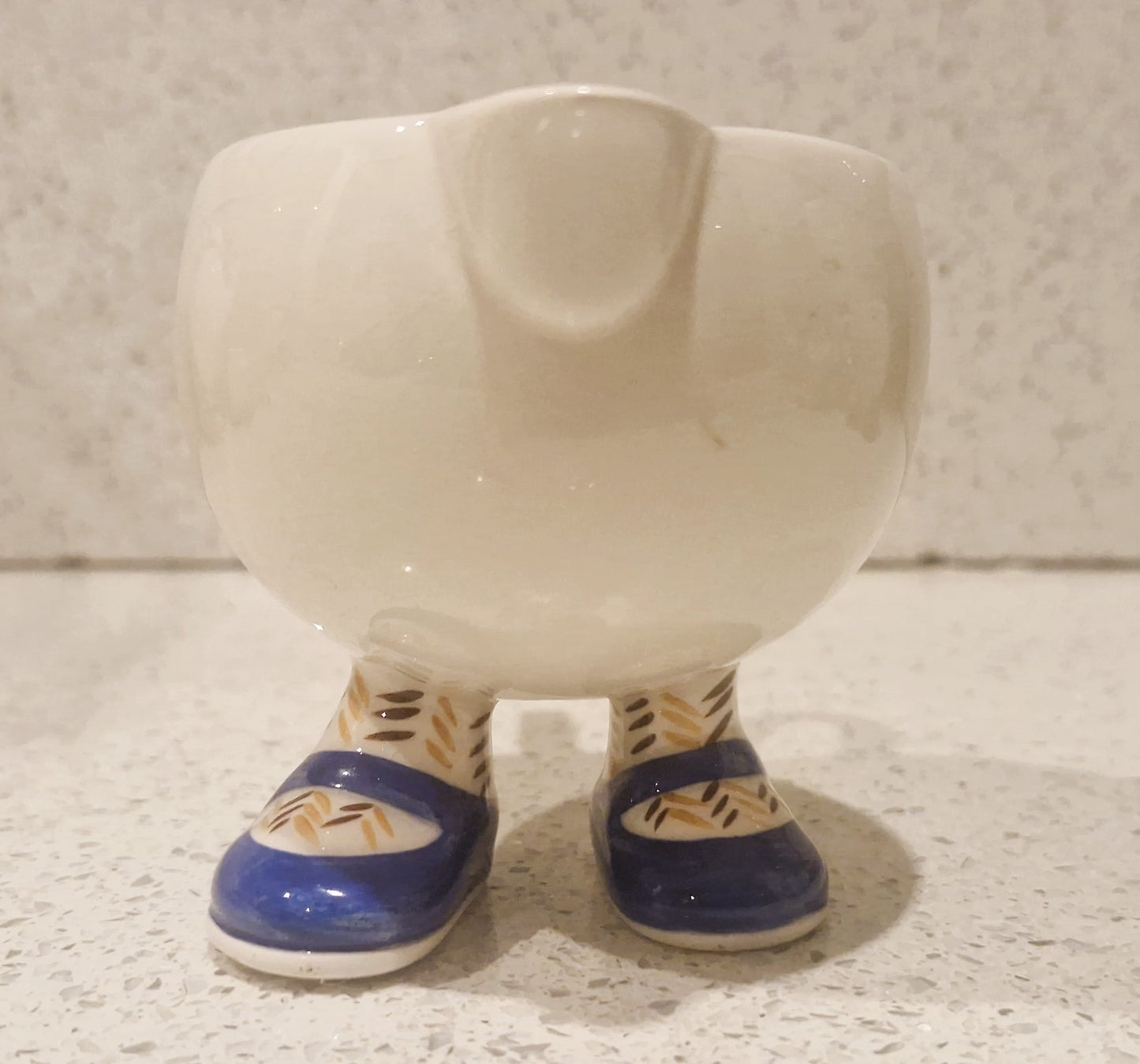 Carltonware Walking Creamer Jug: Carltonware Walking Milk Jug, Blue Feet, Quirky Design