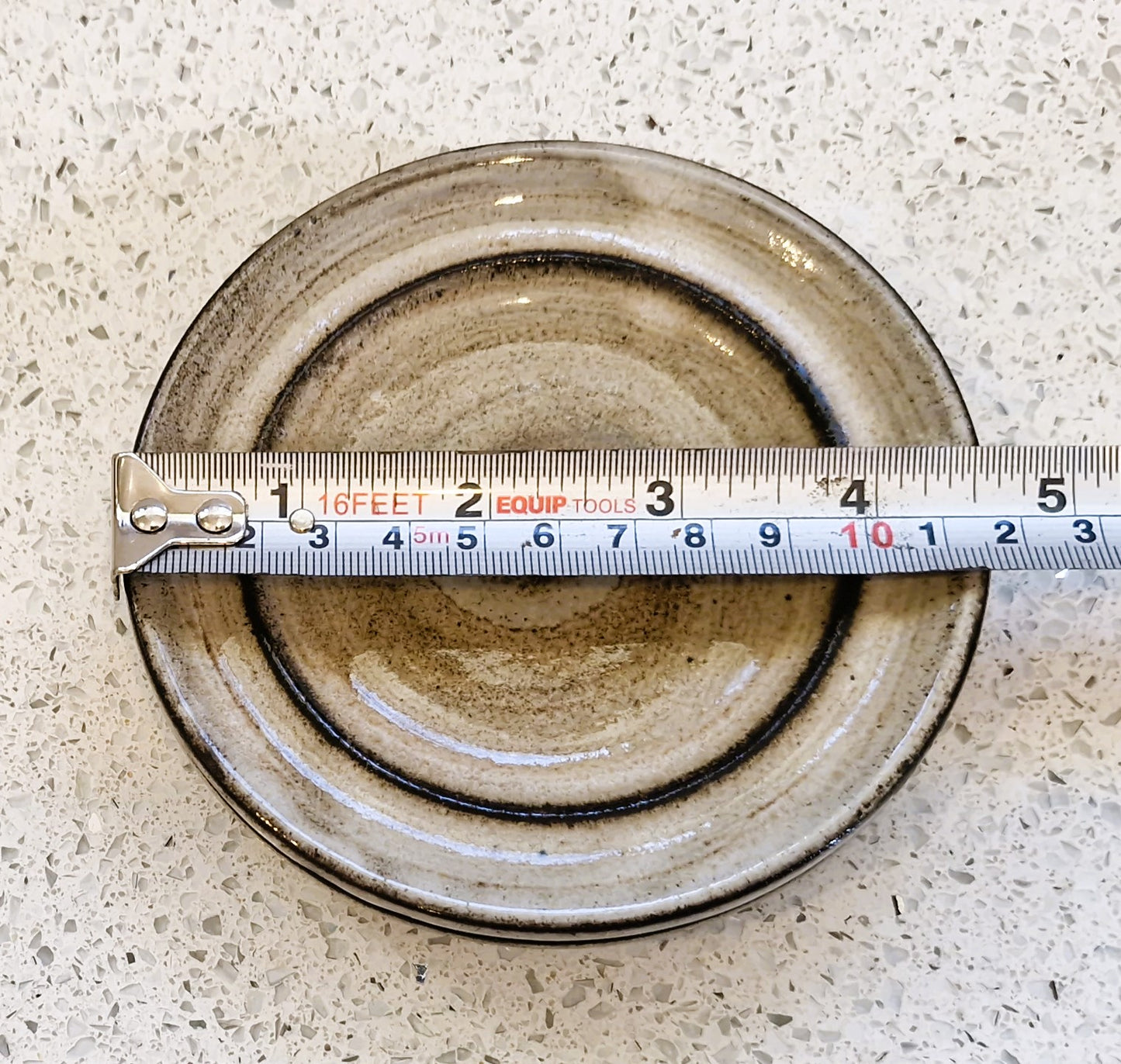 Briglin Studio Pottery Coffee Cup & Saucer: Sunflower Design, England