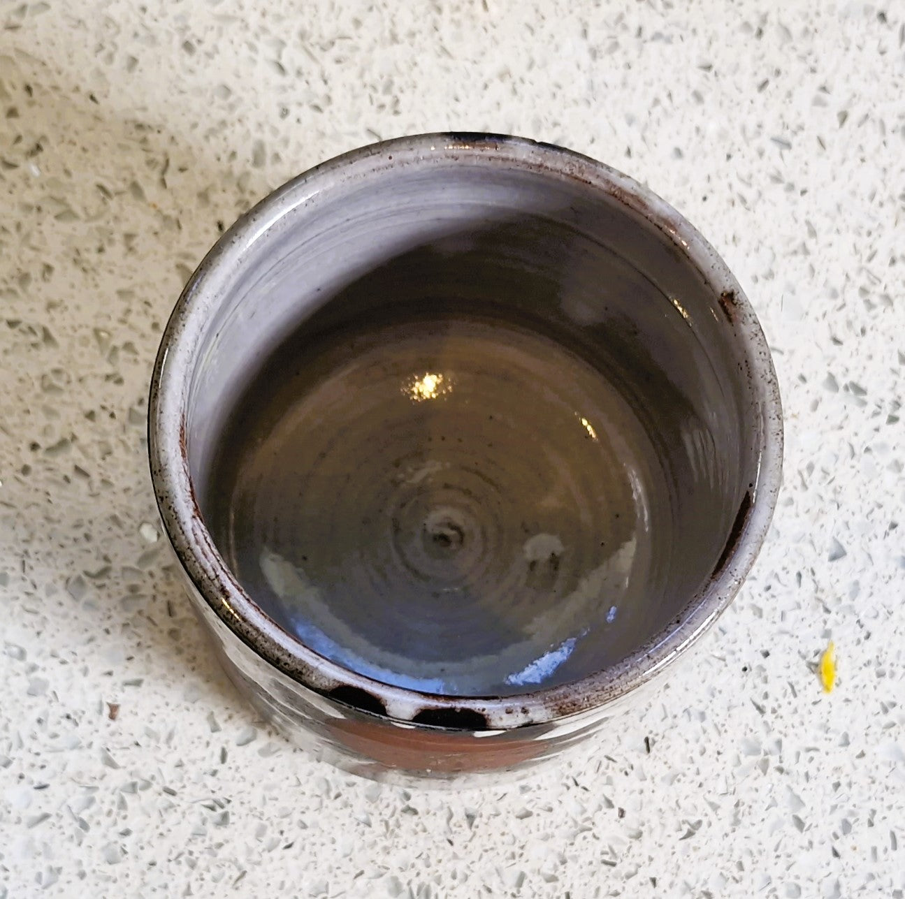 Briglin Studio Pottery Sunflower Sugar Bowl: Mid-Century Modern England