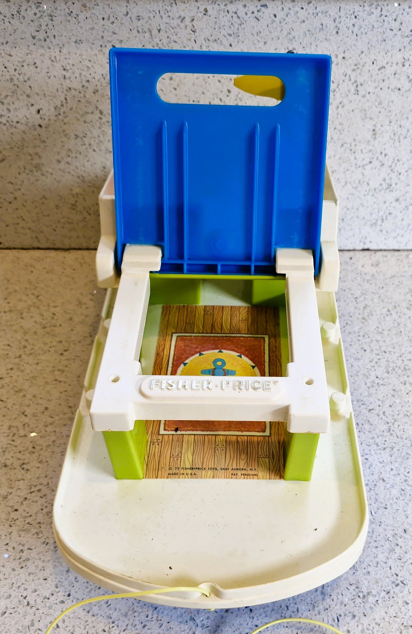 Vintage Fisher-Price Play Family Houseboat, Fisher Price Houseboat, #985 Play family Houseboat, 70s Fisher Price