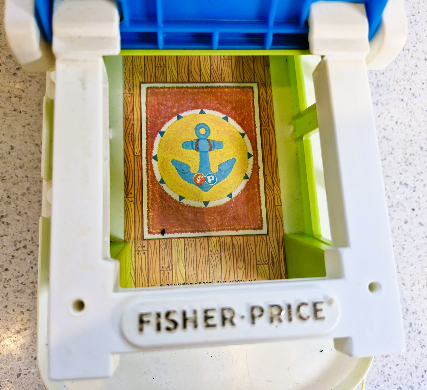 Vintage Fisher-Price Play Family Houseboat, Fisher Price Houseboat, #985 Play family Houseboat, 70s Fisher Price