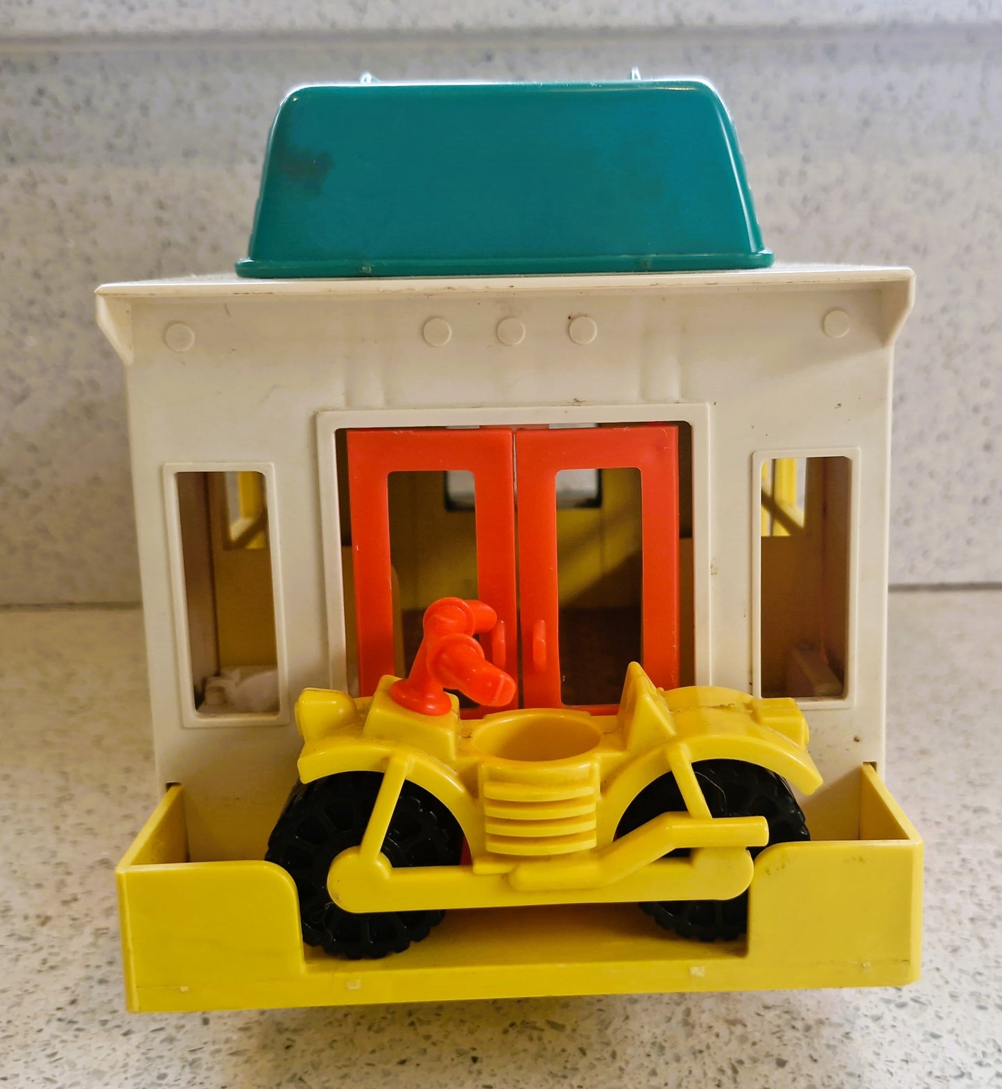 Fisher-Price Vintage Play Family Camper Van, complete, 70s Fisher Price Play Family Camper, 70s. Fisher Price Camper Van