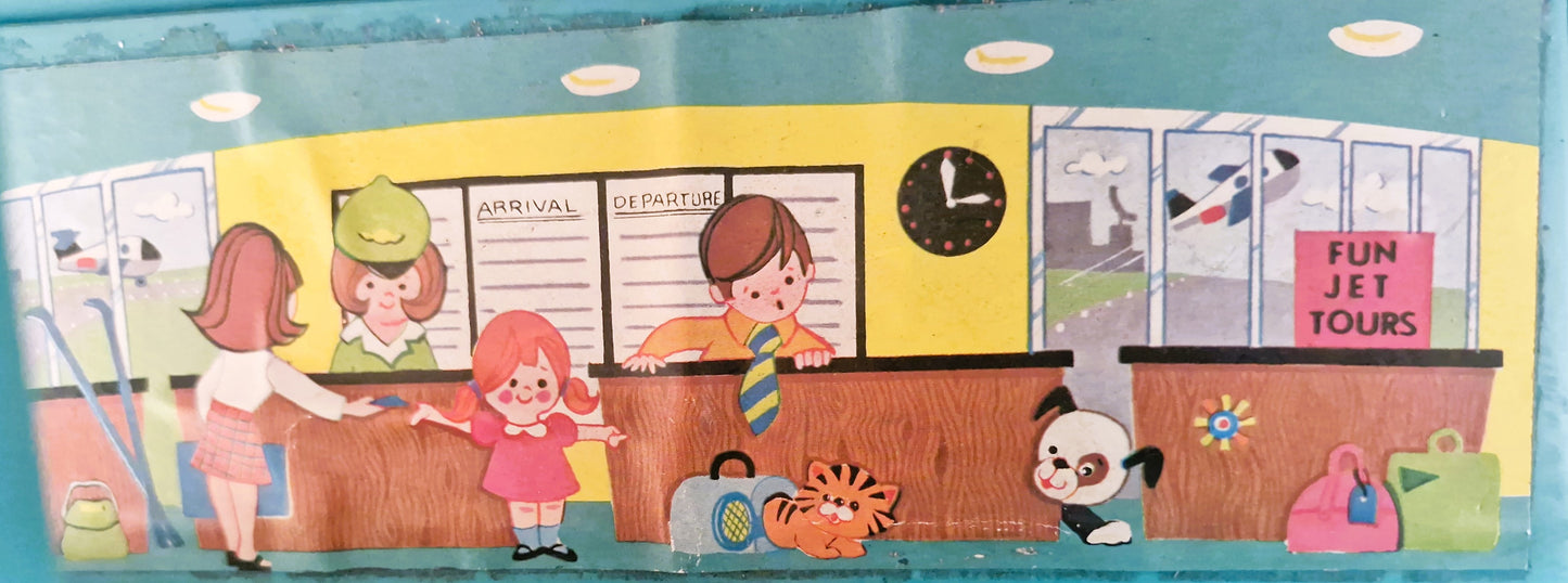 Fisher-Price 70s Airport, Fisher Price Play Family Airport, Fisher Price Little People Airport, Complete