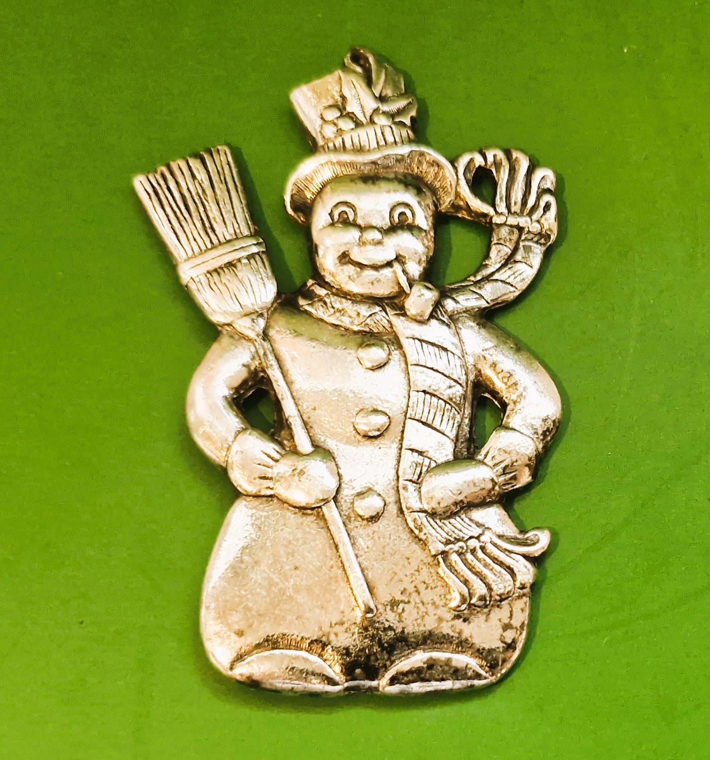 Vintage Gorham Silverplated Christmas Decorations: Hanging, Tree Decorations, Christmas, Xmas, Snowman, Nutcracker, Tree