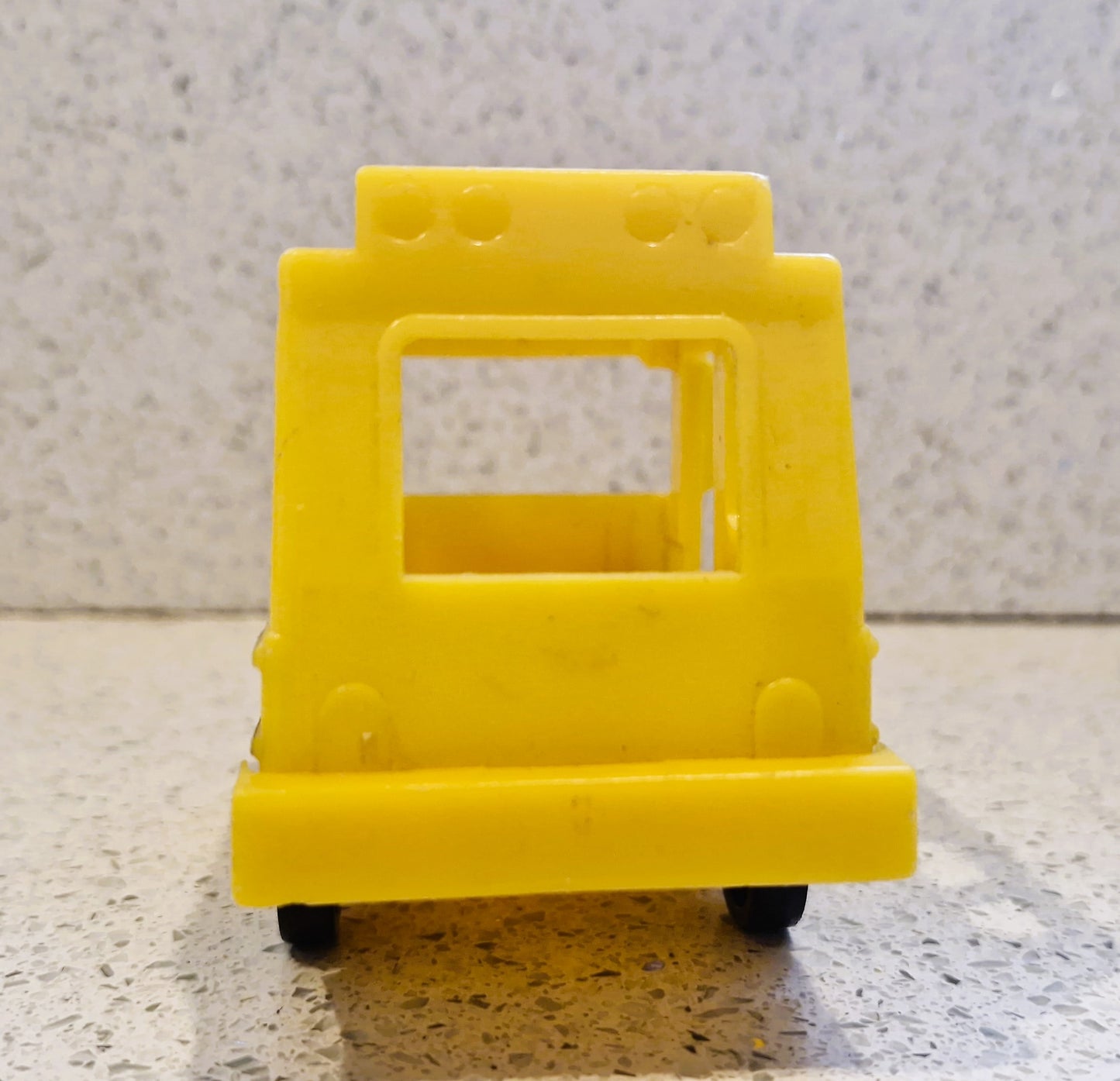 Vintage Fisher Price Yellow School Bus with Little People Figures, 80s Fisher Price Toys