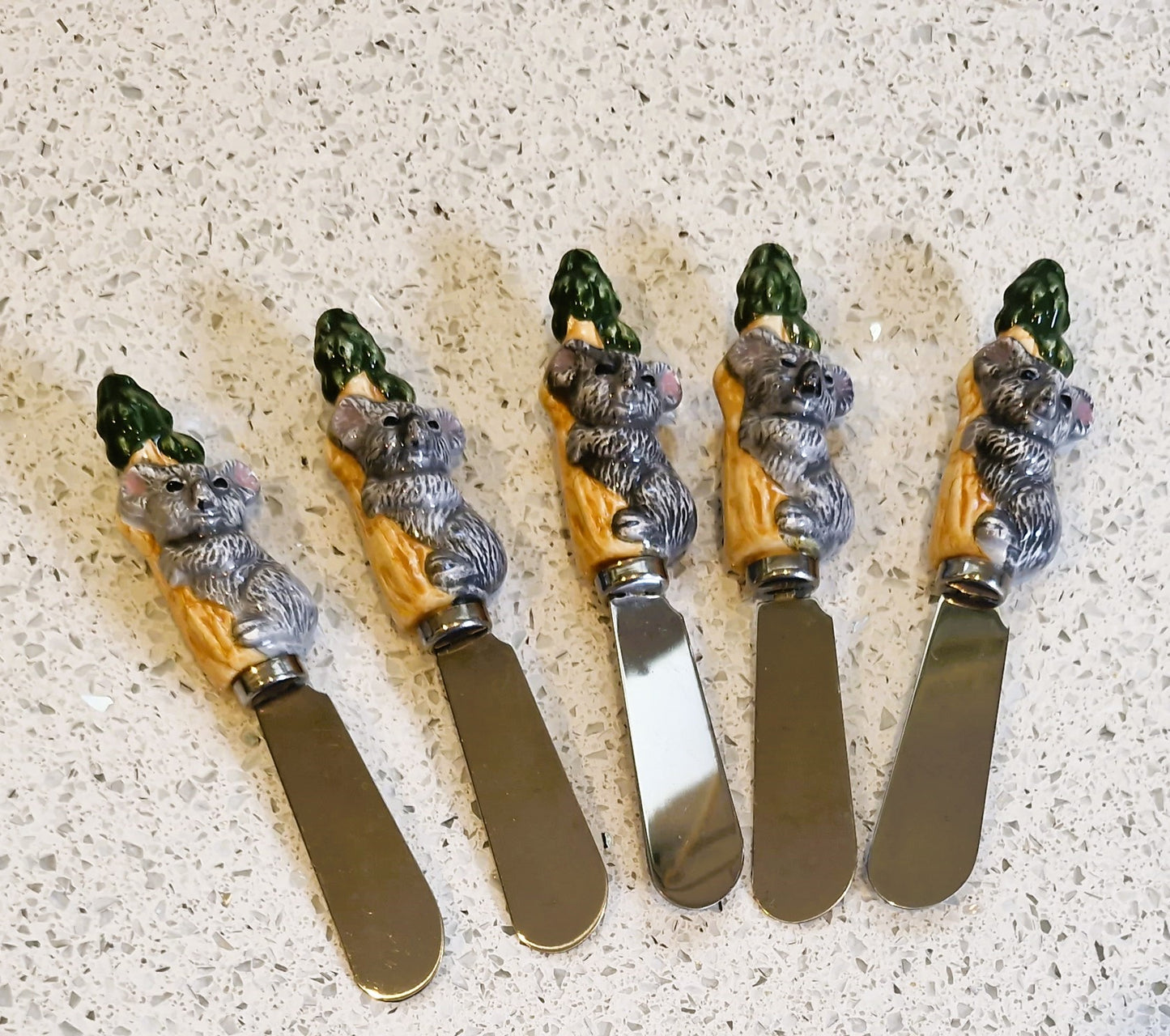 Vintage Ceramic Koala Bear Butter Spreader, Australian Gift