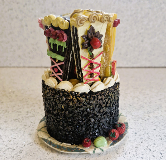 Vintage Patessarie Butter Spreaders, Cake Butter Spreader set, Ceramic Handle,