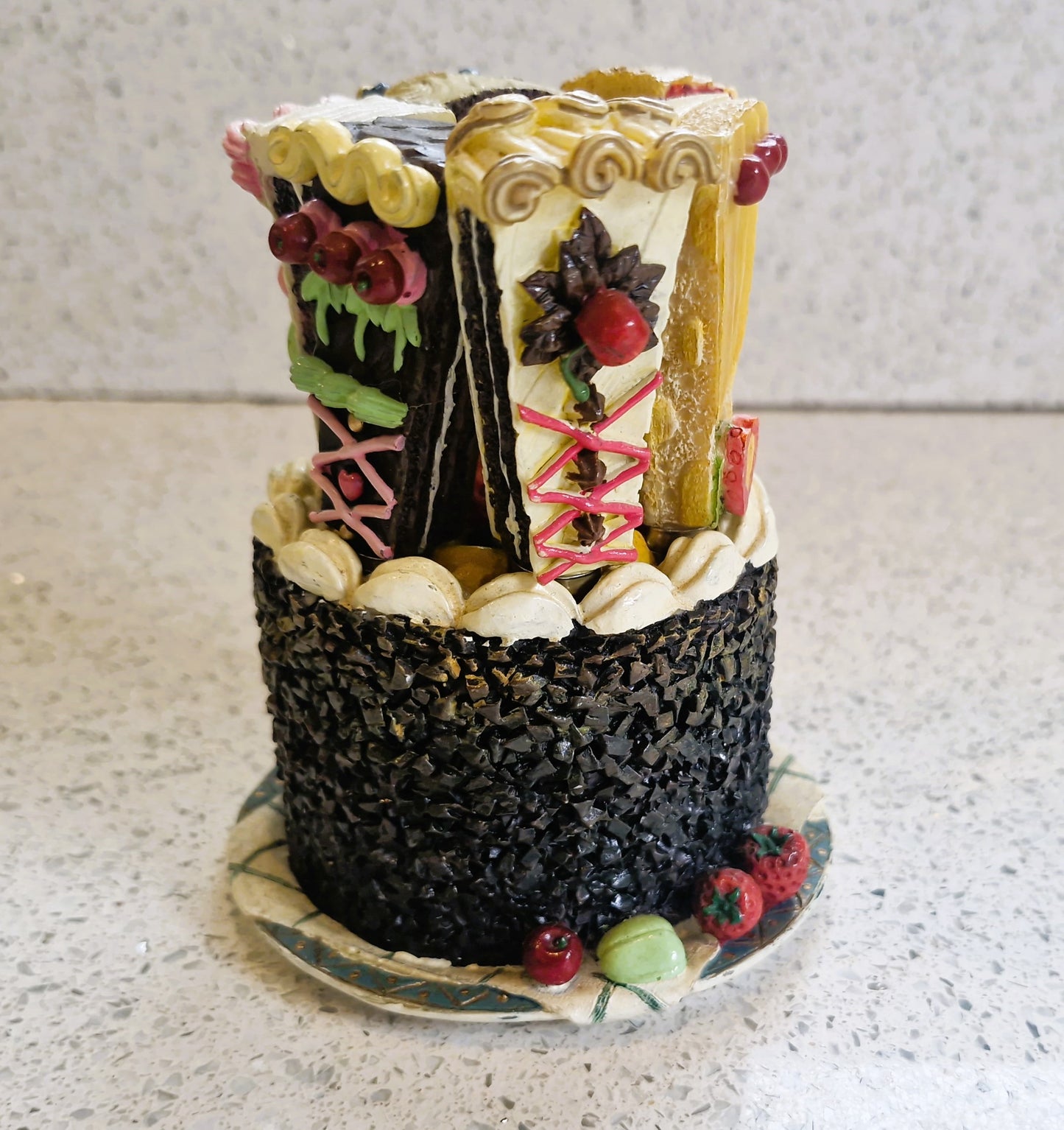 Vintage Patessarie Butter Spreaders, Cake Butter Spreader set, Ceramic Handle,