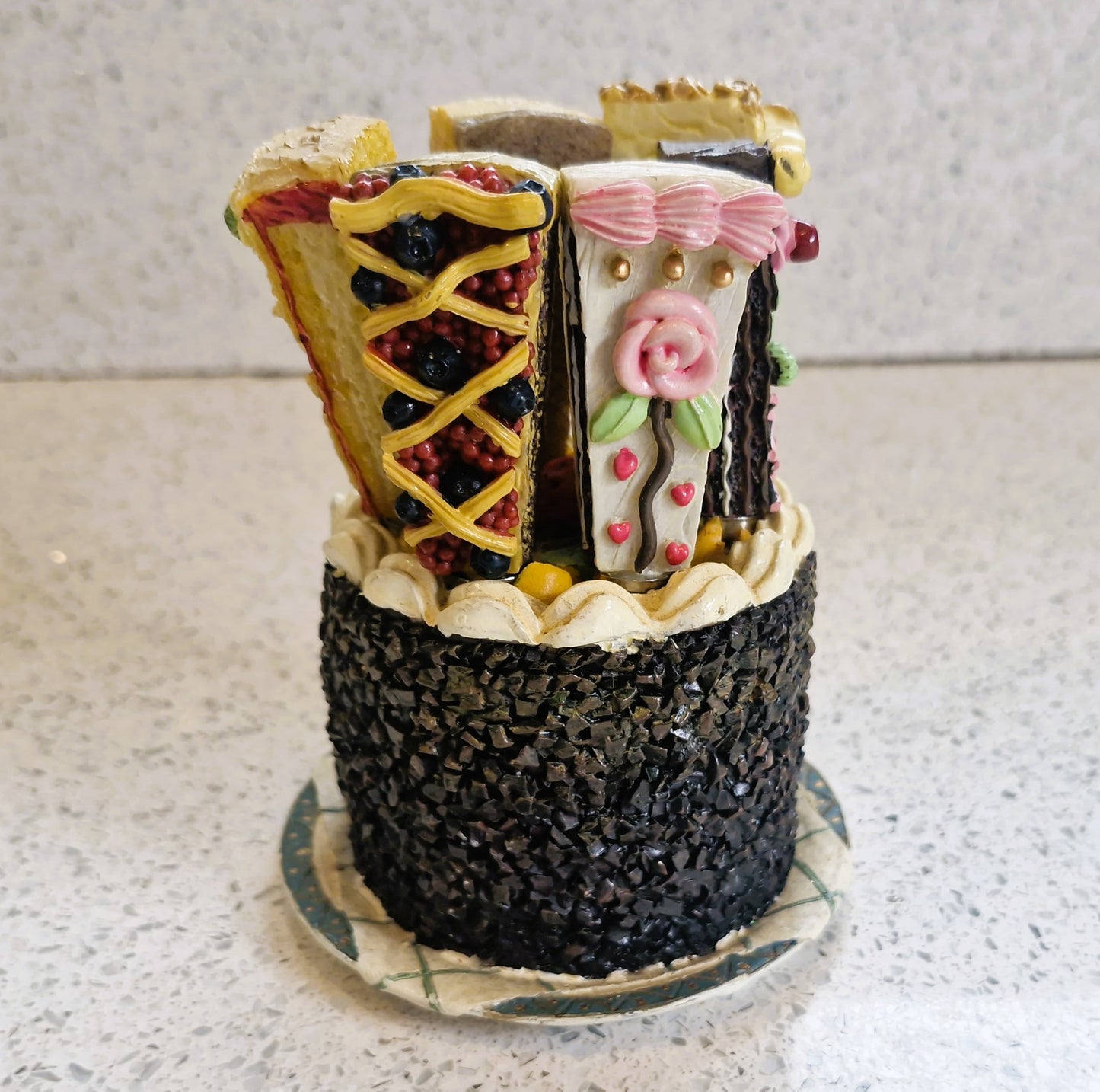 Vintage Patessarie Butter Spreaders, Cake Butter Spreader set, Ceramic Handle,