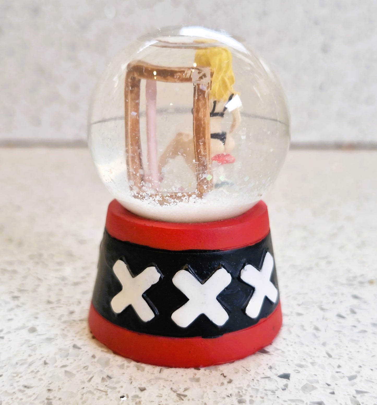 Amsterdam Snow Globe: Red Light District Souvenir