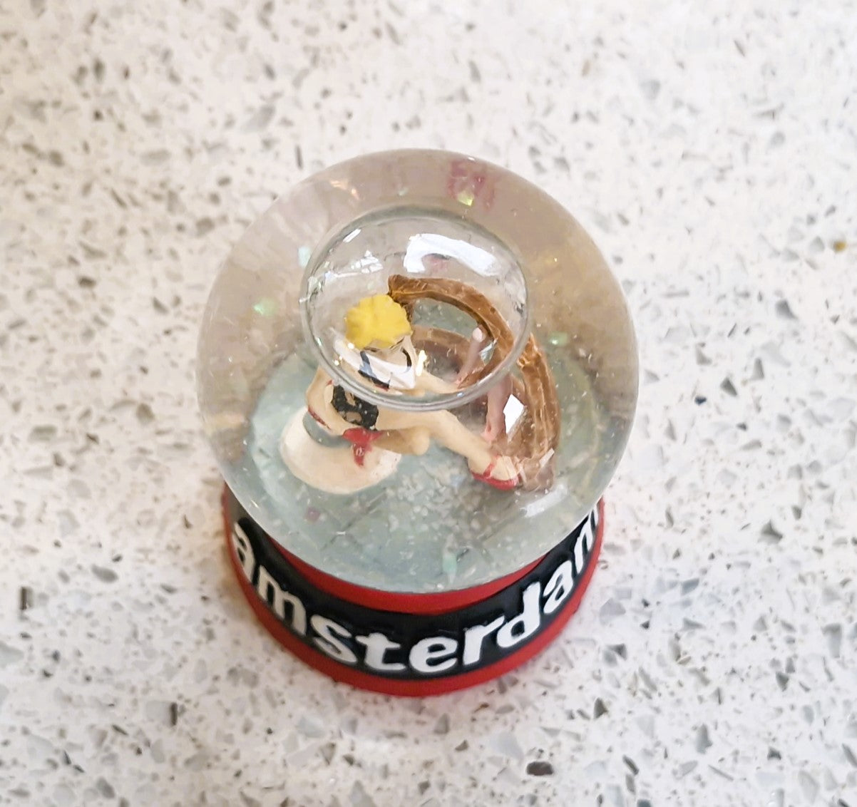 Amsterdam Snow Globe: Red Light District Souvenir