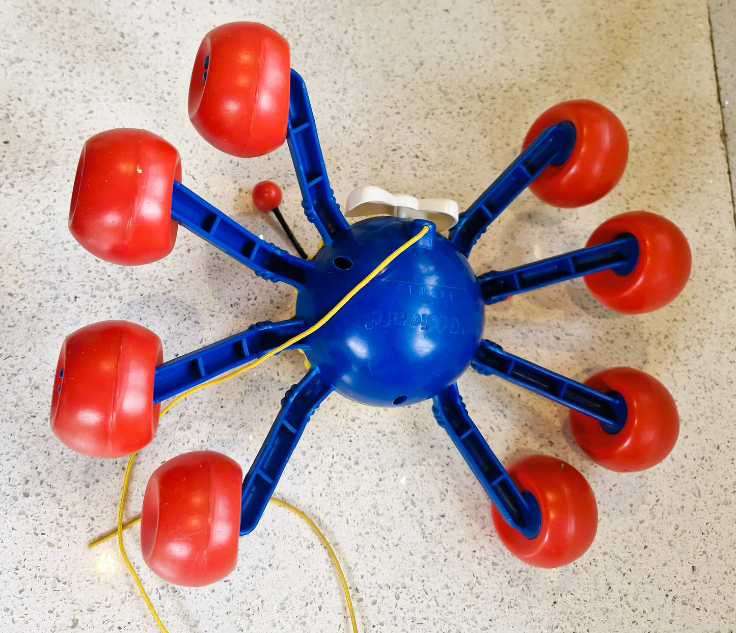 Vintage Kiddicraft Webster Spider, Pull along - 1980s Collectible