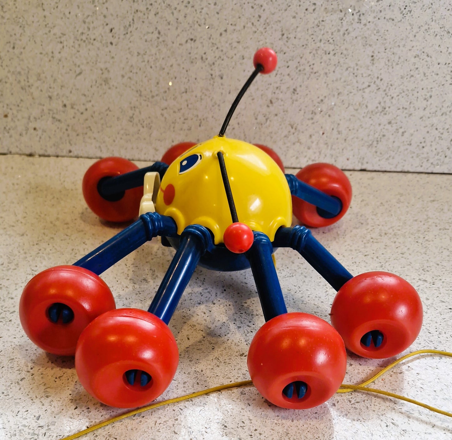 Vintage Kiddicraft Webster Spider, Pull along - 1980s Collectible