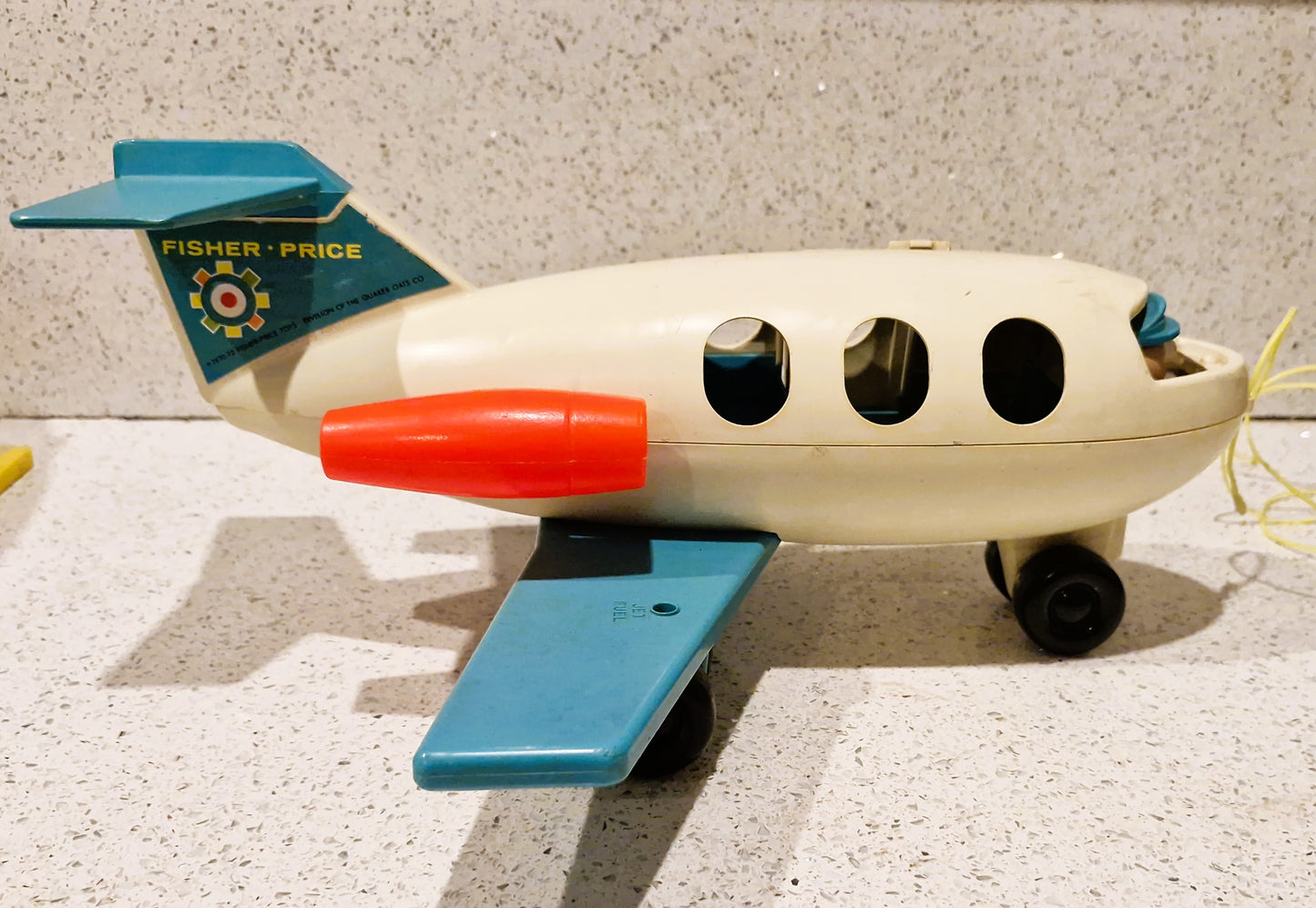 Vintage Fisher Price Little People Airport Set: 1970s Plane, Helicopter & Figures