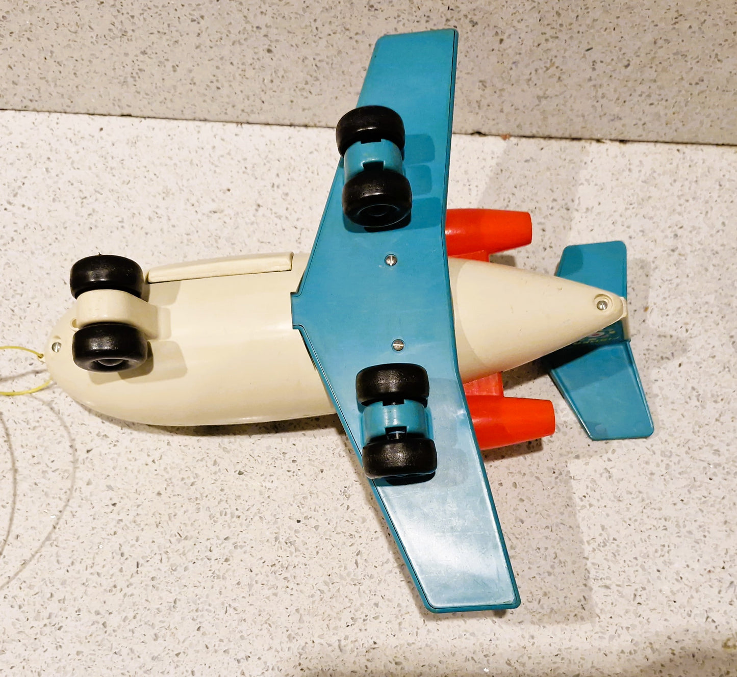 Vintage Fisher Price Little People Airport Set: 1970s Plane, Helicopter & Figures