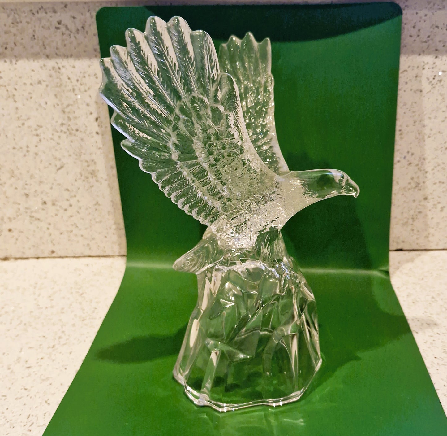 Vintage Eagle Ornament, RCR Crystal, Glass, Excellent Condition, EAGLE Ornament
