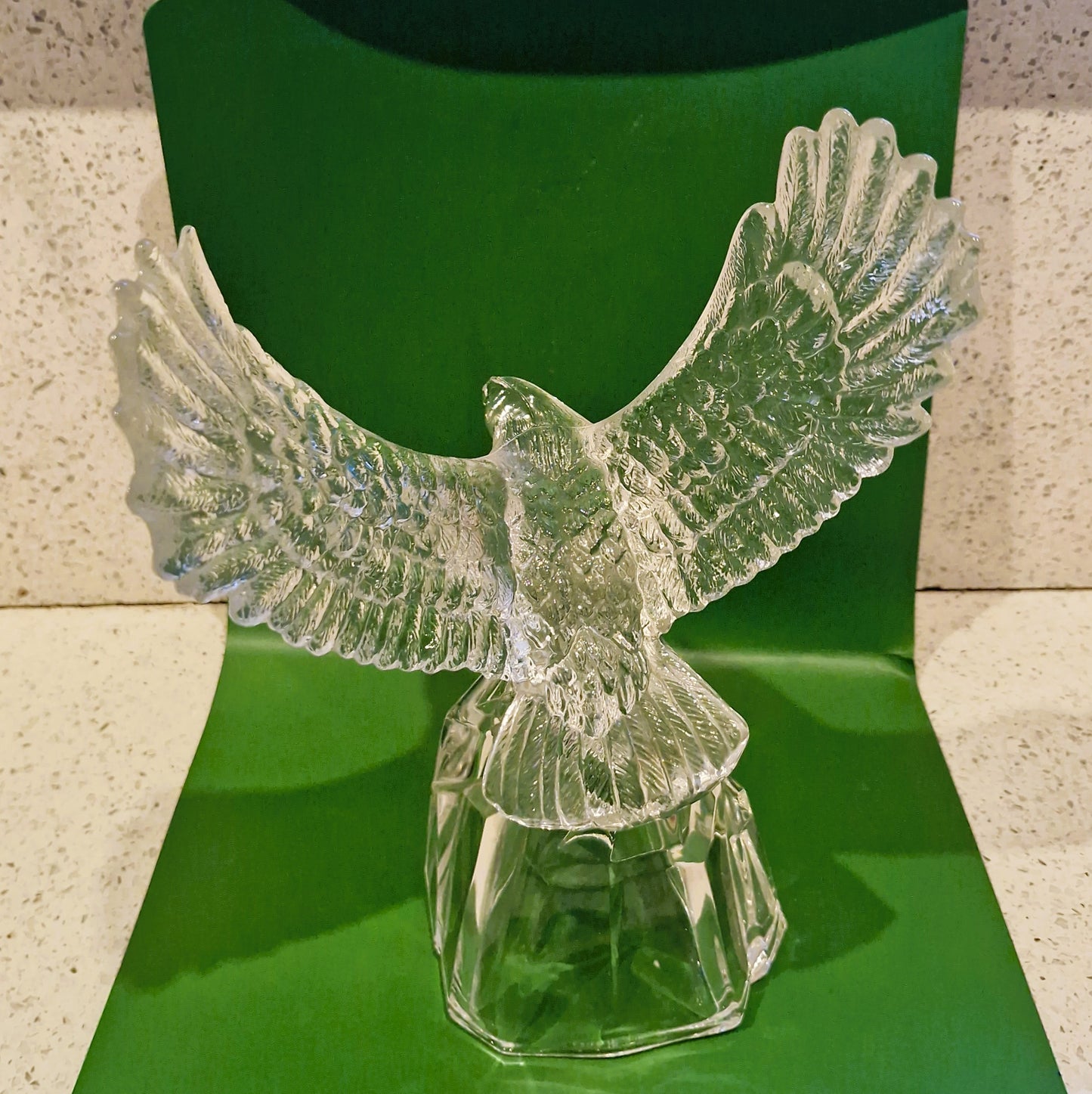 Vintage Eagle Ornament, RCR Crystal, Glass, Excellent Condition, EAGLE Ornament