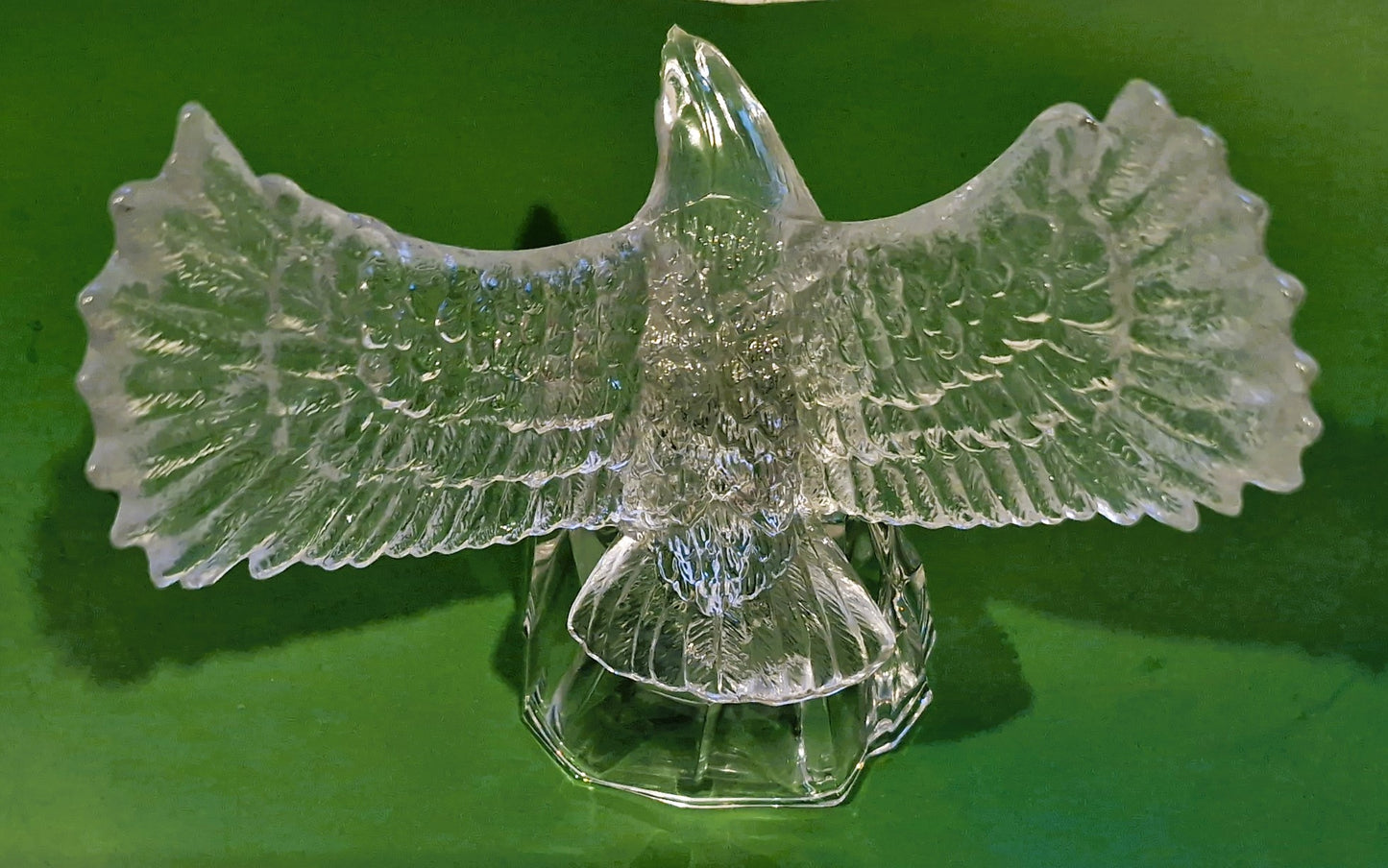Vintage Eagle Ornament, RCR Crystal, Glass, Excellent Condition, EAGLE Ornament