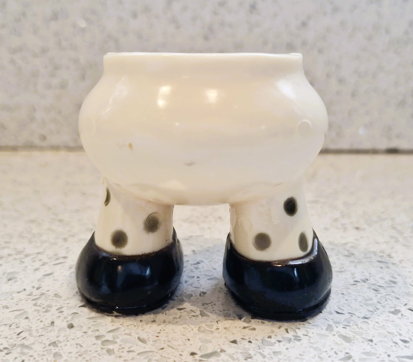 Vintage Eggs on Legs Egg cup, Walking Egg cup, MCM, Bakerlite