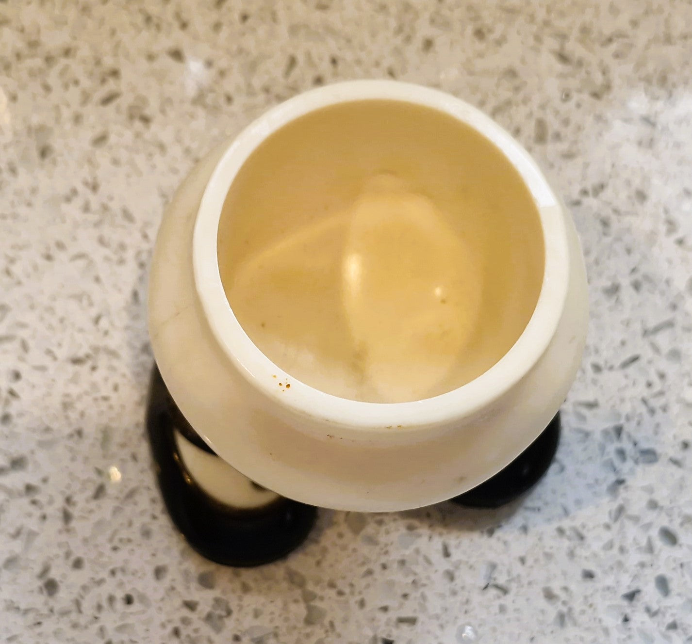 Vintage Eggs on Legs Egg cup, Walking Egg cup, MCM, Bakerlite