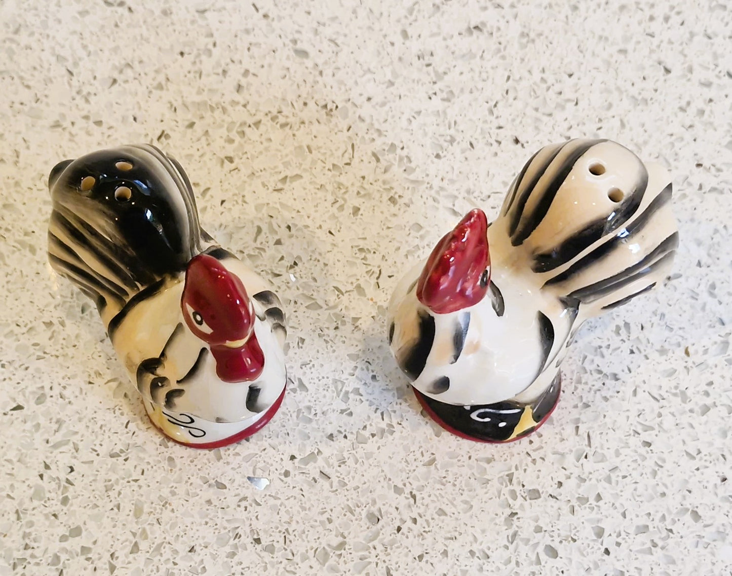 Cat Salt and Pepper Shakers: Novelty Kitchenware, 1980s Ceramic